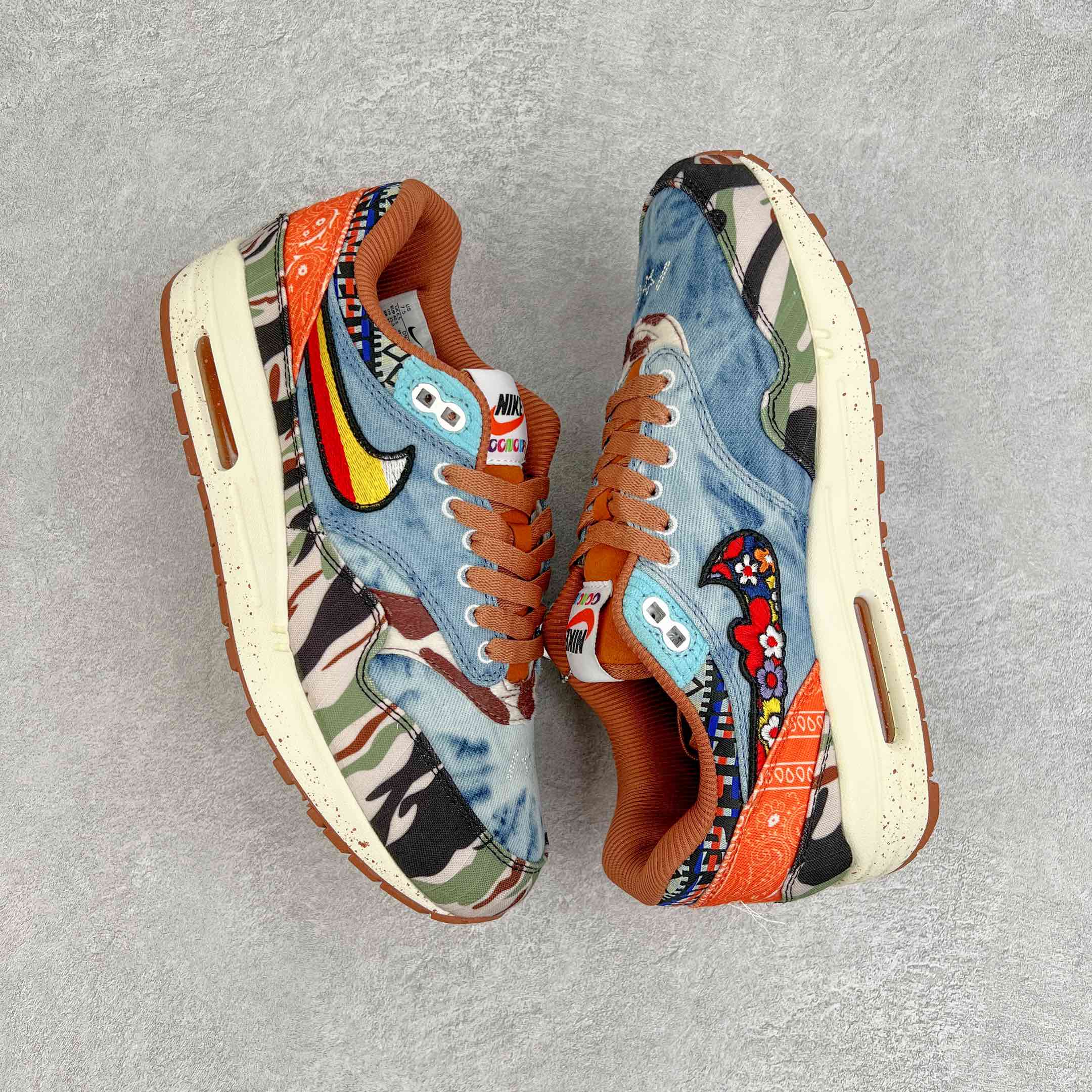 Concepts Air Max 1 SP Heavy 蓝黑绿 虎纹迷彩 低筒 减震运动鞋 休闲鞋 板鞋 男鞋 女鞋 DN1803-900