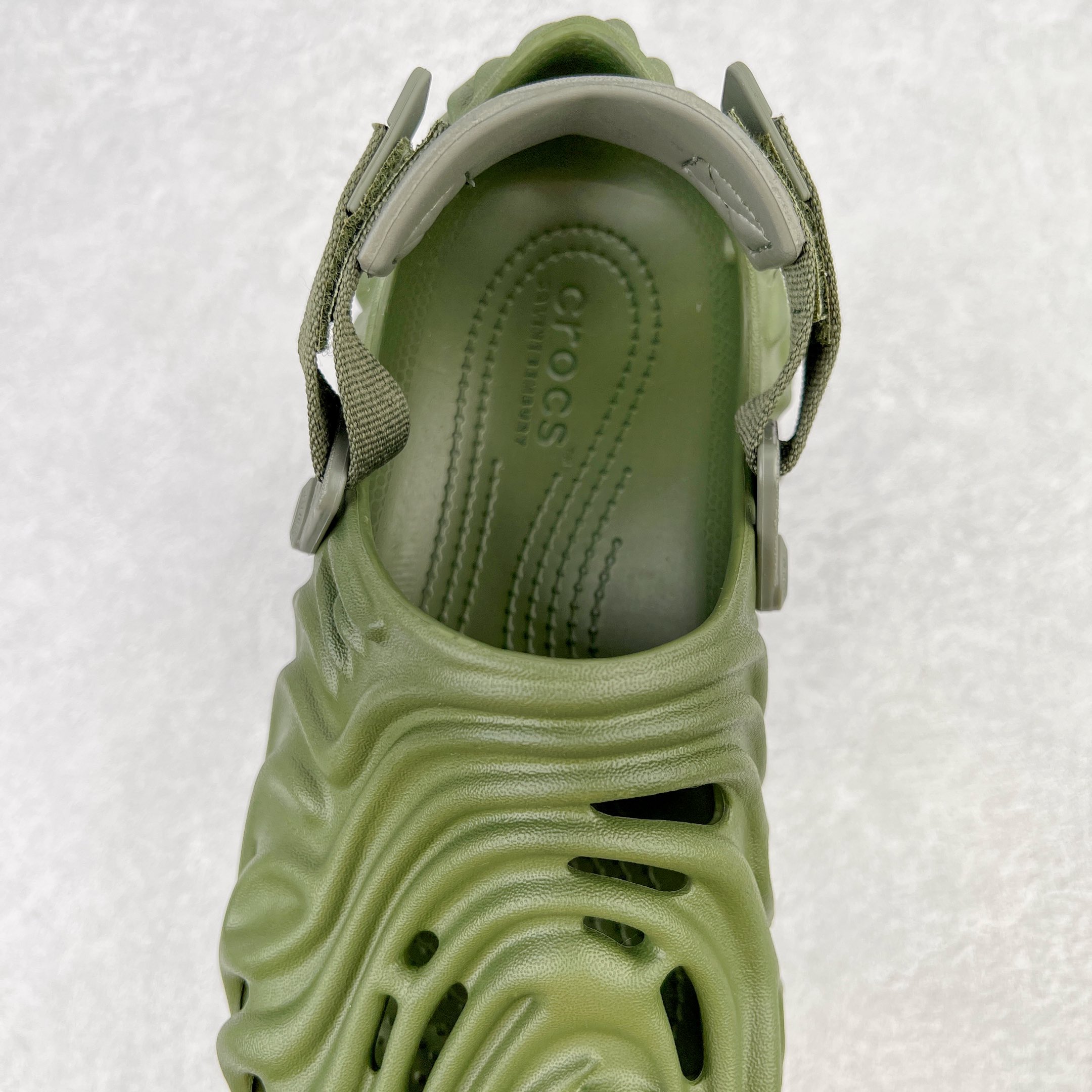 Salehe Bembury Crocs Pollex Clog Cucumber 军绿色 室内外 拖鞋 沙滩鞋  男女同款 207393-309