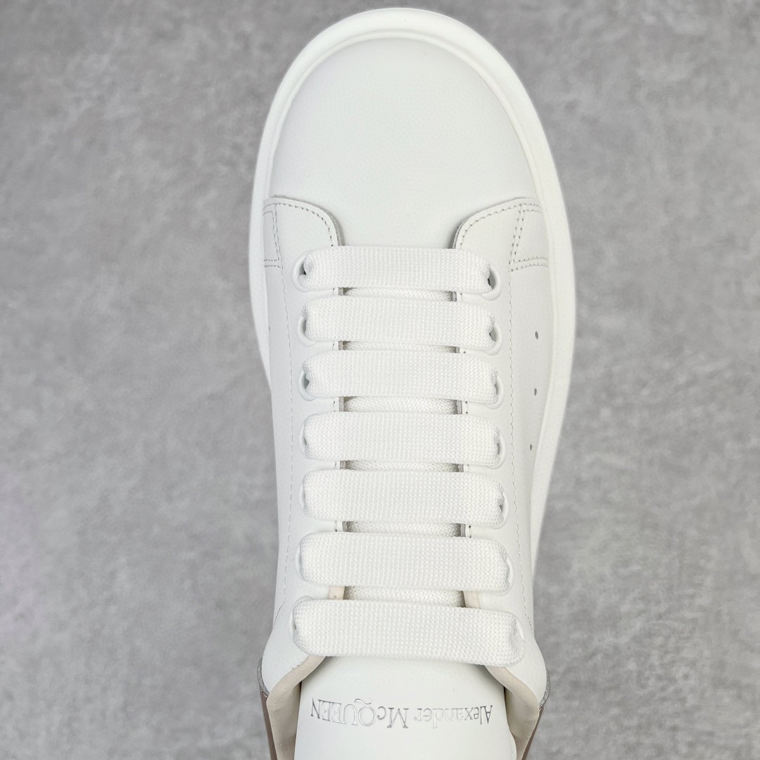 Alexander McQueen 麦昆 白色 金属尾 低筒 板鞋 休闲鞋 厚底鞋 增高鞋 男鞋 女鞋 553680WHNBG9075