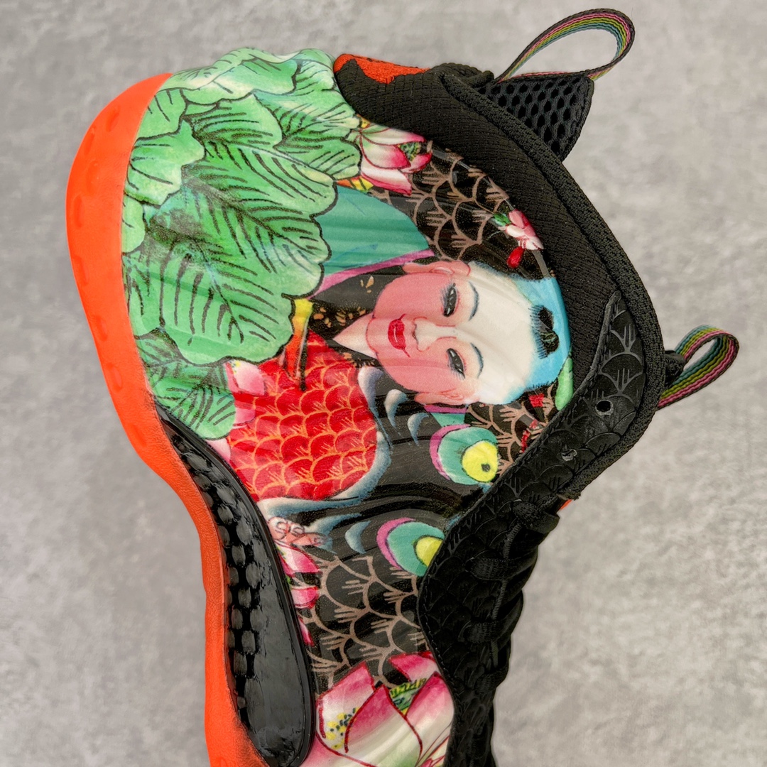 NIKE Air Foamposite One 天津喷 蓝彩 喷泡 篮球鞋 男鞋 碳板 744307-001
