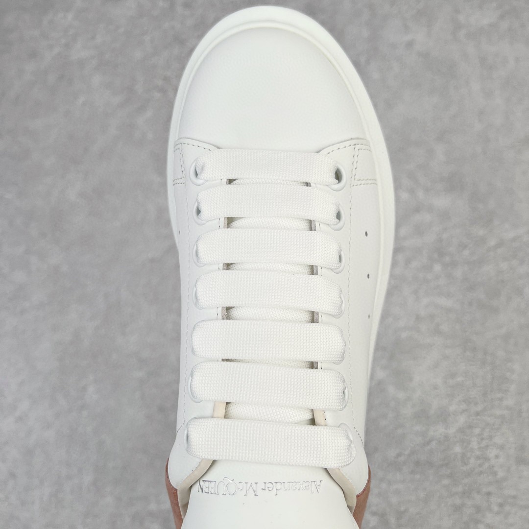 Alexander McQueen 麦昆 白棕 绒面 低筒 板鞋 休闲鞋 厚底鞋 增高鞋 男鞋 女鞋 553680WIBN29784