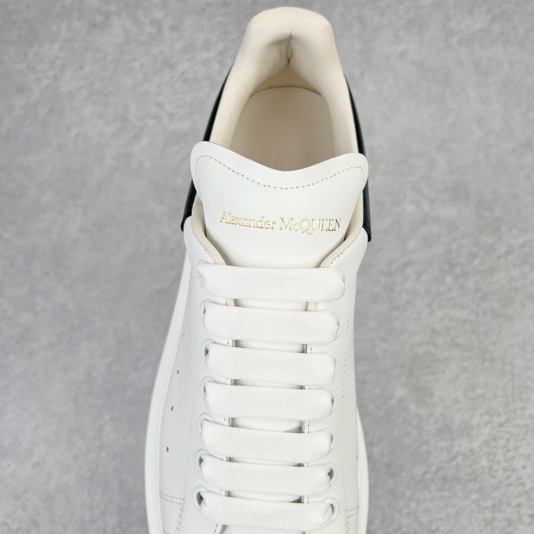 Alexander McQueen 麦昆 黑白 皮尾 低筒 板鞋 休闲鞋 厚底鞋 增高鞋 男鞋 女鞋 553680WHGP59061