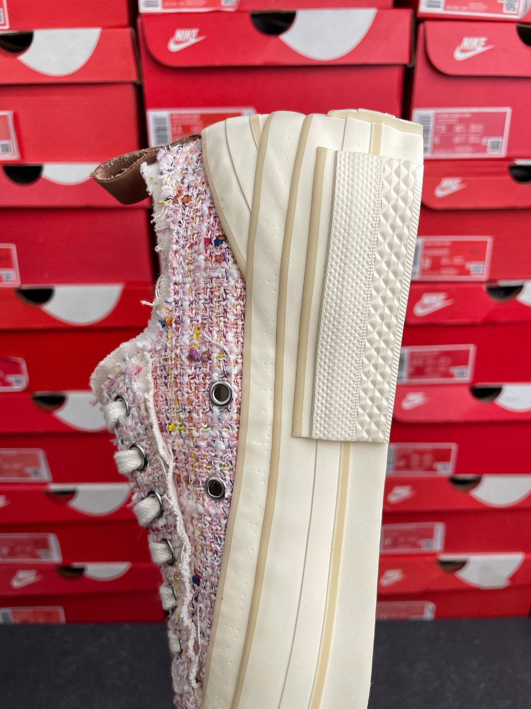 xVESSEL G.O.P. Lows Pink Tweed 吴建豪 粉色 情人节限定 变色 低筒 硫化鞋 板鞋 休闲鞋 男鞋 女鞋 F21X32P