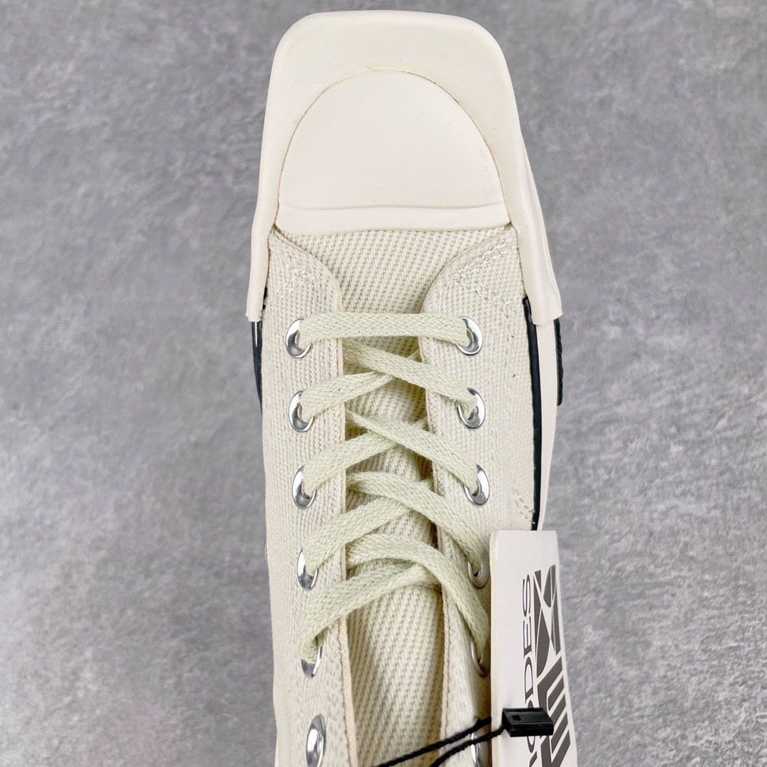 Rick Owens DRKSHDW Converse Turbodrk Chuck Taylor ALL Star 1970S High 白色 高筒 板鞋 休闲鞋 帆布鞋 男鞋 女鞋 172346C
