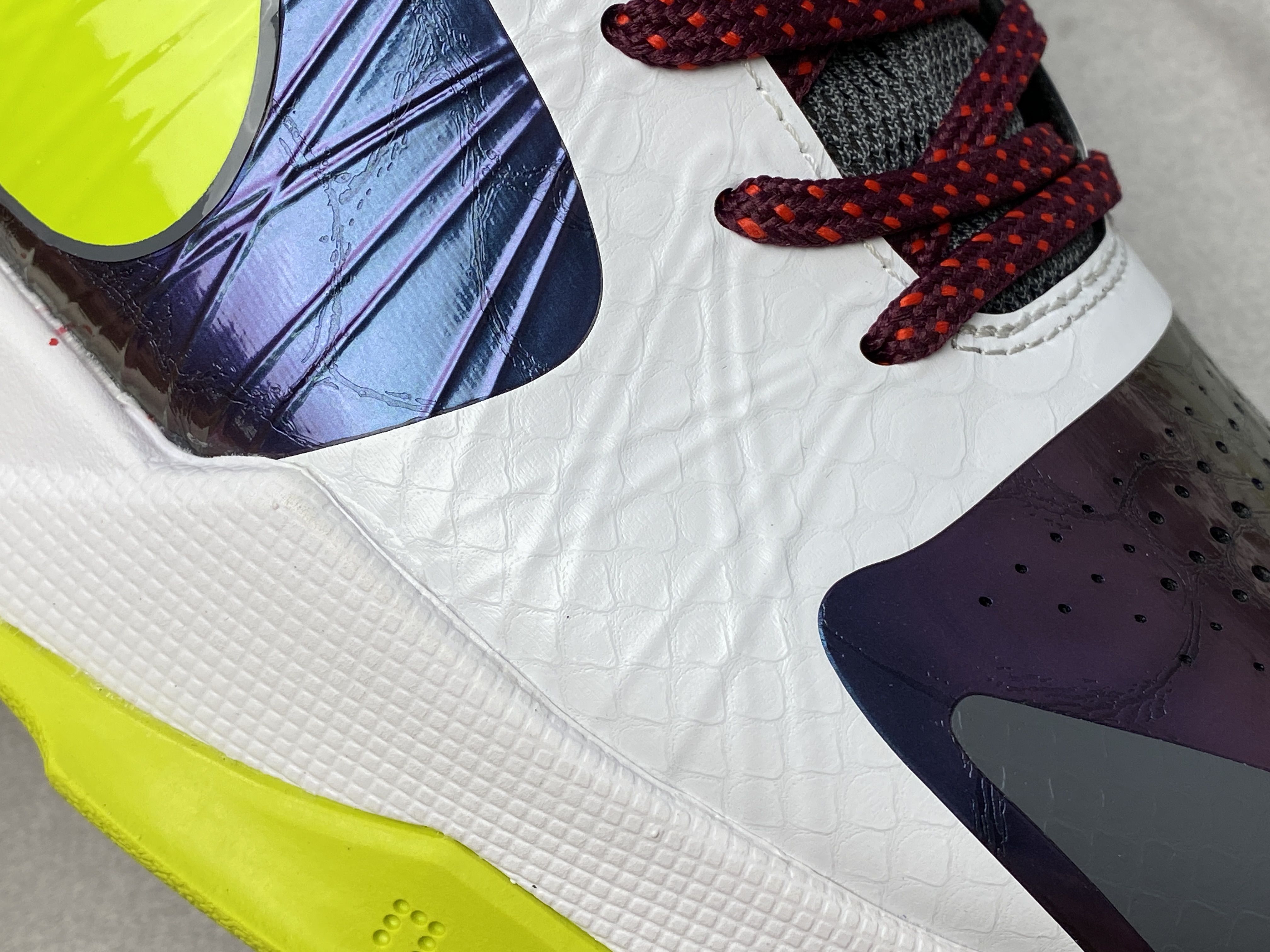 S2外貿 KOBE5 Chaos 小丑 低筒 前掌气垫 球鞋 籃球鞋 實戰鞋  真碳板 男鞋 CD4991-100