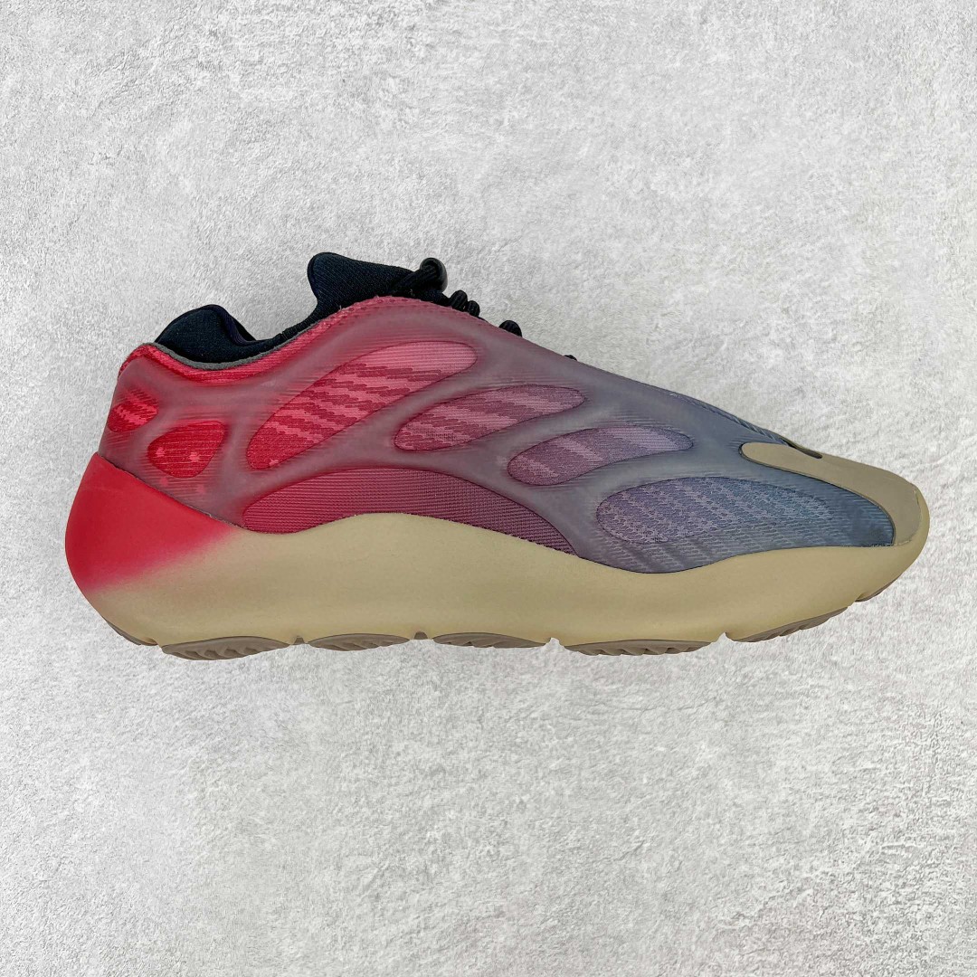 adidas originals Yeezy 700V3 Fade Carbon 蓝粉渐变 霓虹 低筒 休闲鞋 运动鞋 老爹鞋 男鞋 女鞋 GW1814
