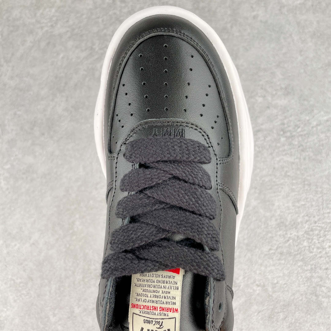 MIHARA YASUHIRO Original MMY 三原康裕 黑色 皮面 低筒 溶胶鞋 帆布鞋 板鞋 休闲鞋 增高鞋 男鞋 女鞋 A07FW702