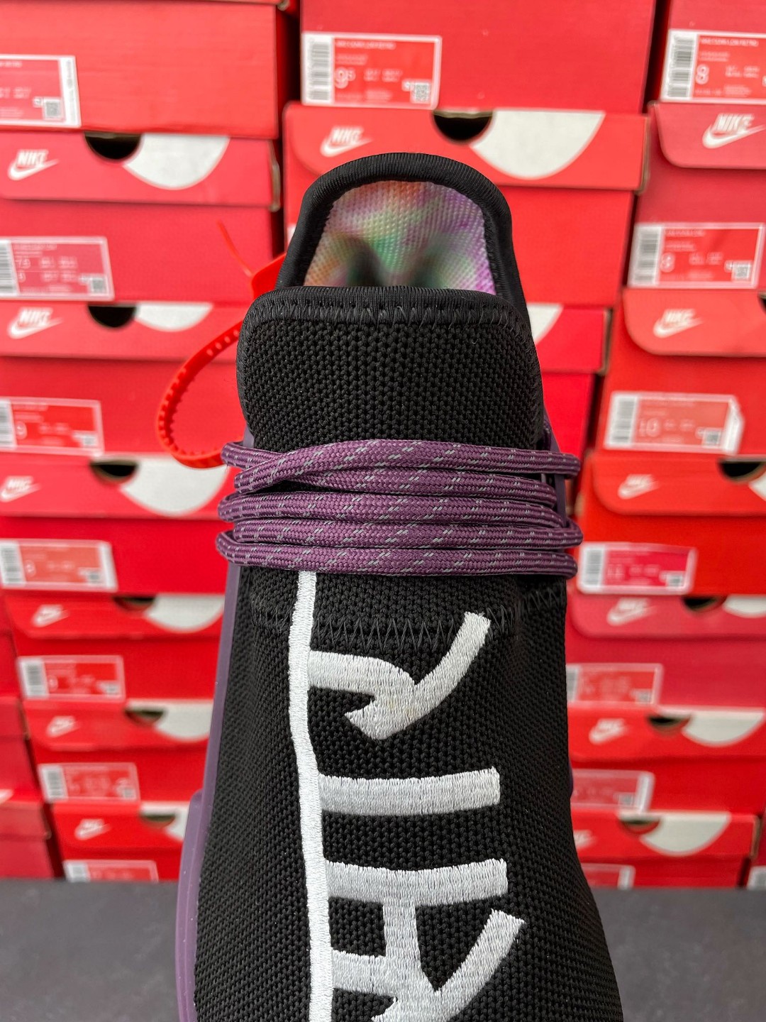 Pharrell Williams x adidas originals NMD HU Human Species Black 黑紫 菲董联名 低筒 运动鞋 休闲鞋 男鞋女鞋 