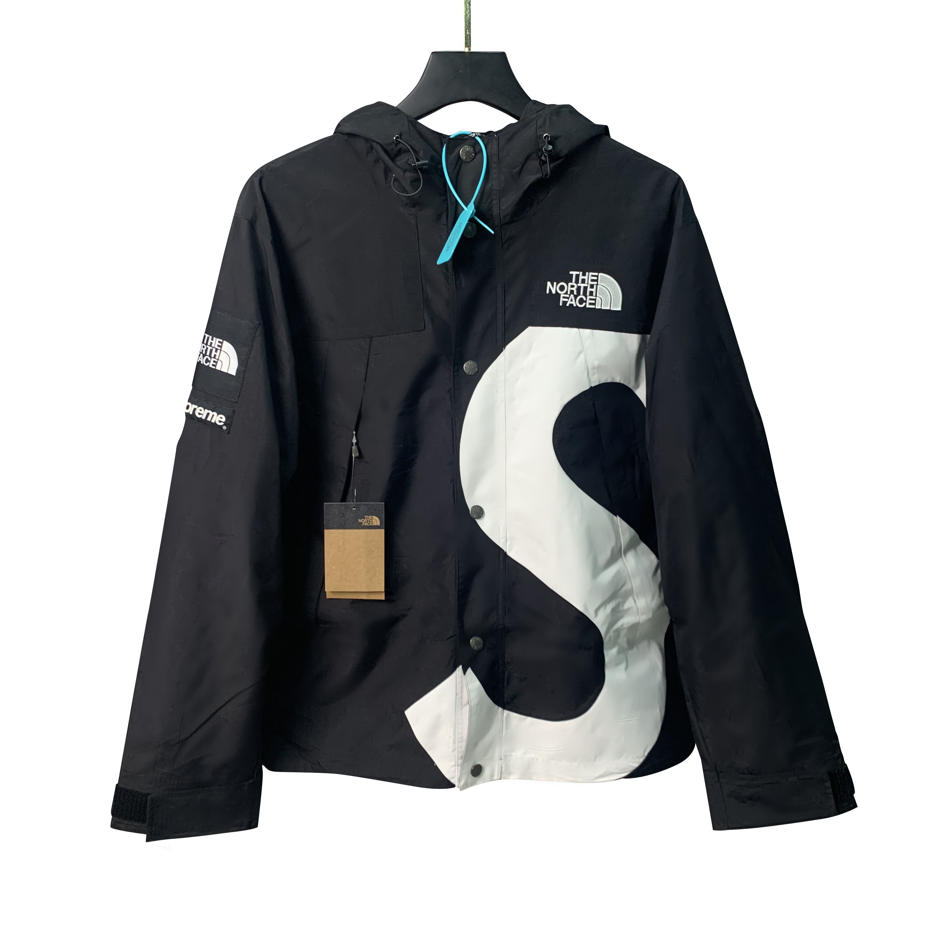 Supreme FW20 Week 10 The North Face S Logo Mountain Jacket 聯名款 大S  黑色 山地连帽冲锋衣 夾克 防水 防風 外套 男款 女款 SUP-FW20-237