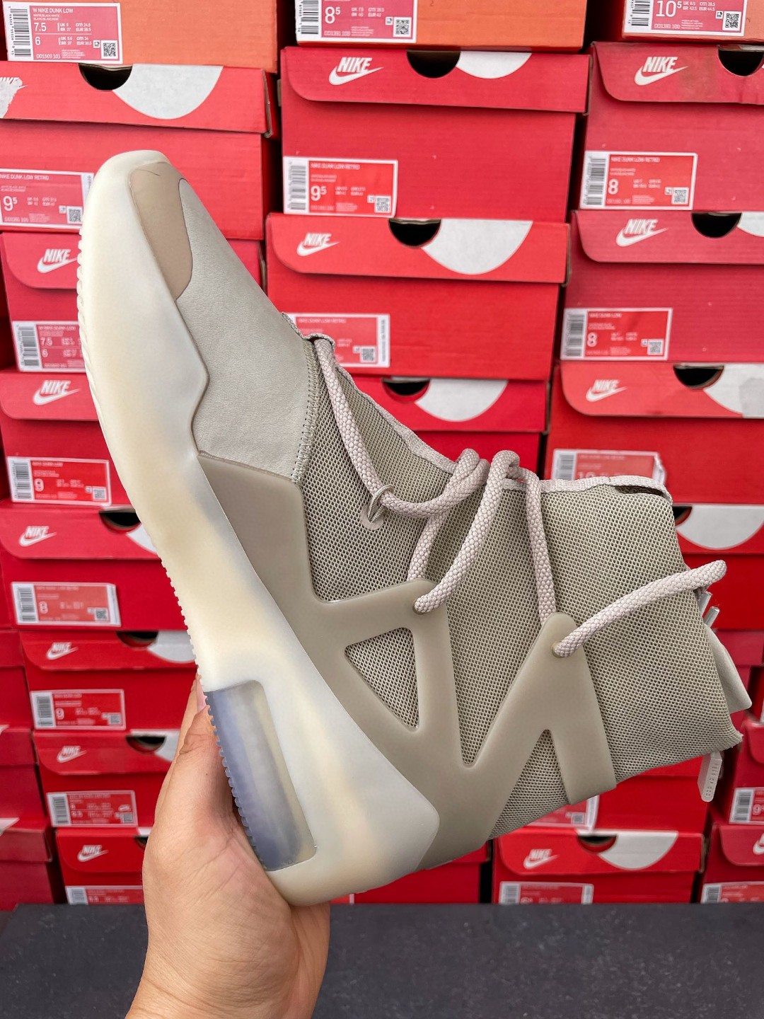 Nike Air Fear of God 1 Oatmeal FOG 燕麦黄 高筒 篮球鞋 球鞋 实战鞋 运动鞋 AR4237-900
