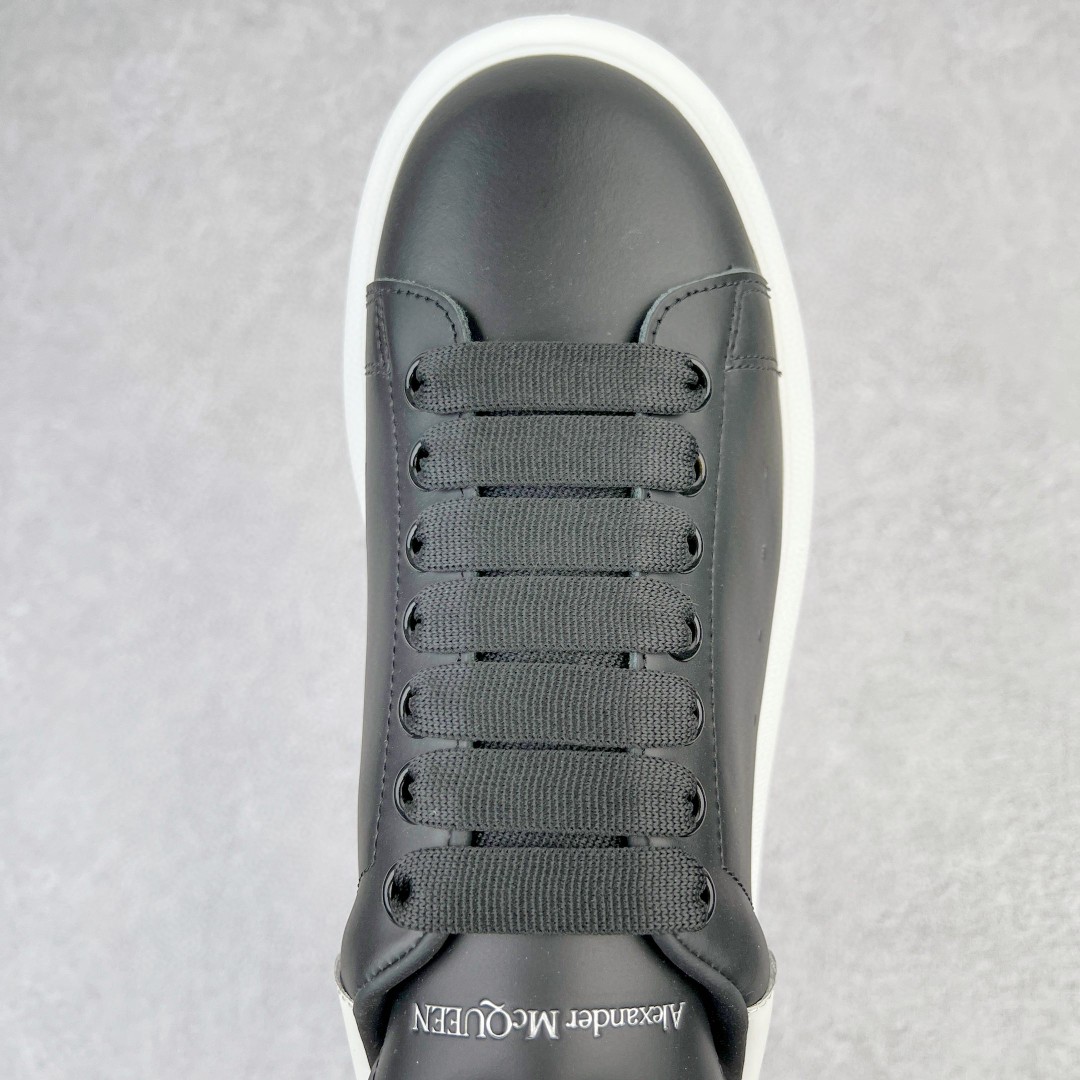 Alexander McQueen 麦昆 黑色 白尾 低筒 板鞋 休闲鞋 厚底鞋 增高鞋 男鞋 女鞋 553680WHGP51070