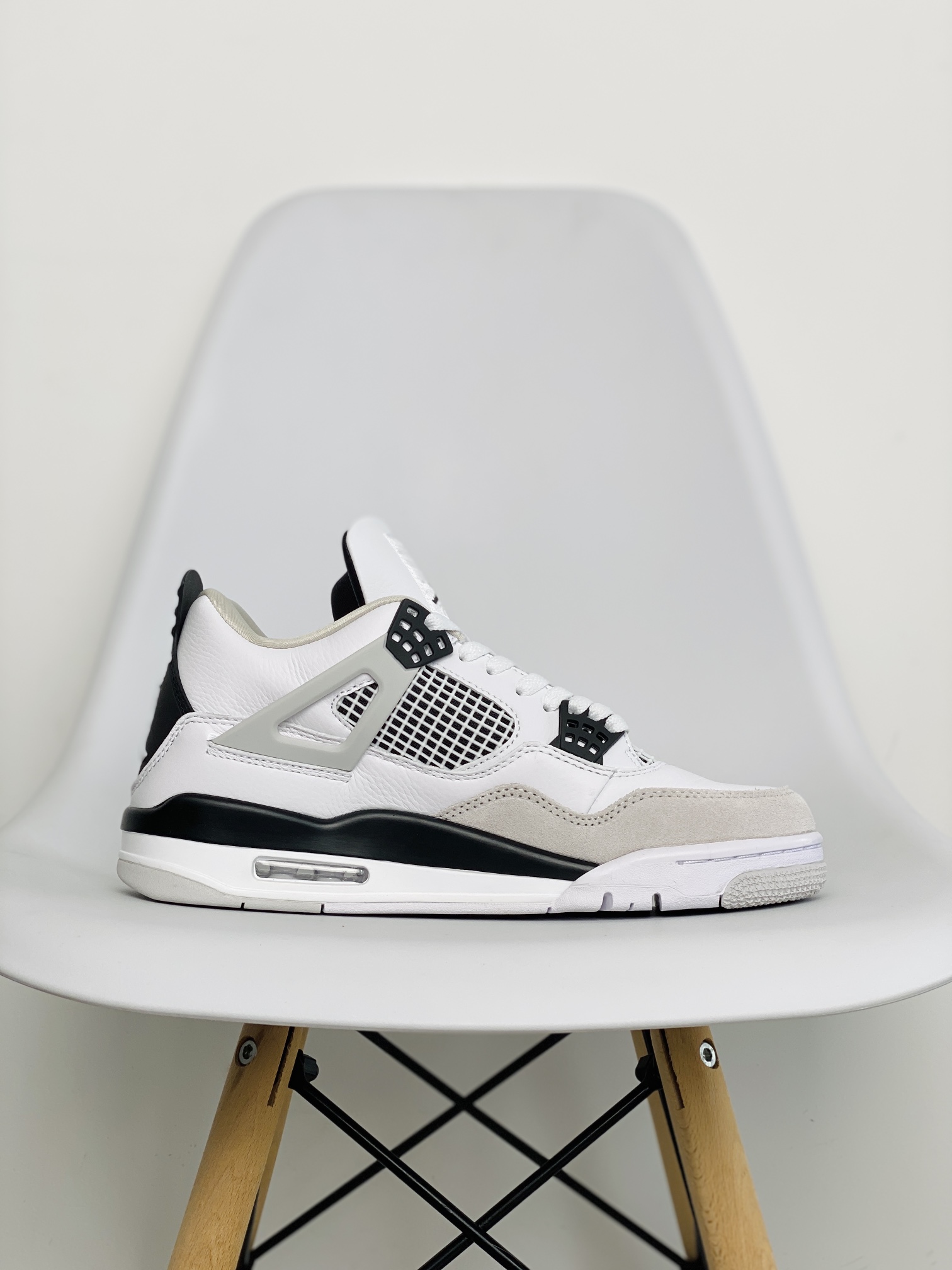 Air Jordan 4 AJ4 Retro Military Black 灰白黑 小白水泥 低筒 男鞋 女鞋 籃球鞋 板鞋 DH6927-111