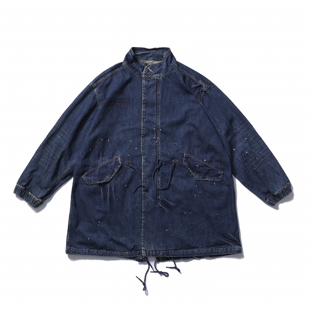 MADNESS MDNS M51  牛仔破洞 泼墨 日系 外套长袖 秋冬季 休闲 男女同款