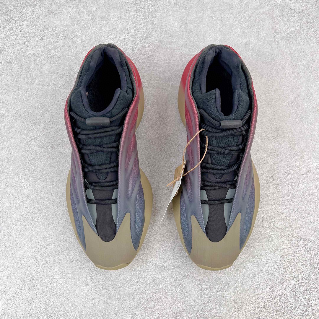 adidas originals Yeezy 700V3 Fade Carbon 蓝粉渐变 霓虹 低筒 休闲鞋 运动鞋 老爹鞋 男鞋 女鞋 GW1814