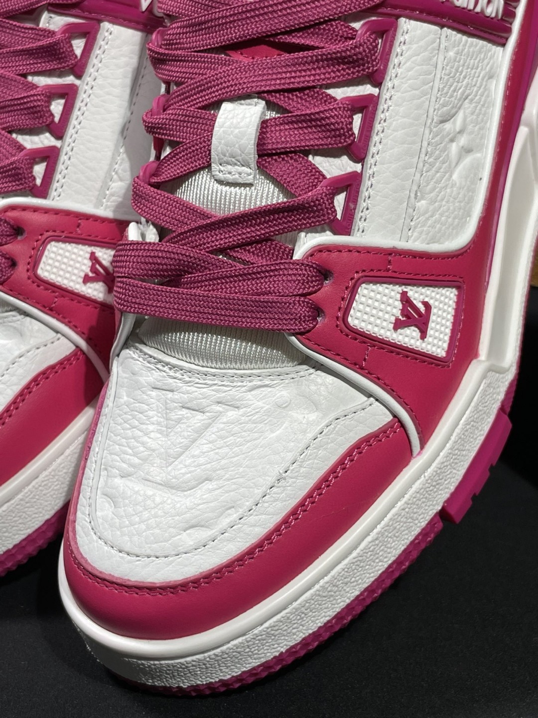 Louis Vuitton 路易威登 Trainer 玫红 低筒 休闲鞋 板鞋 运动鞋 男鞋 女鞋 