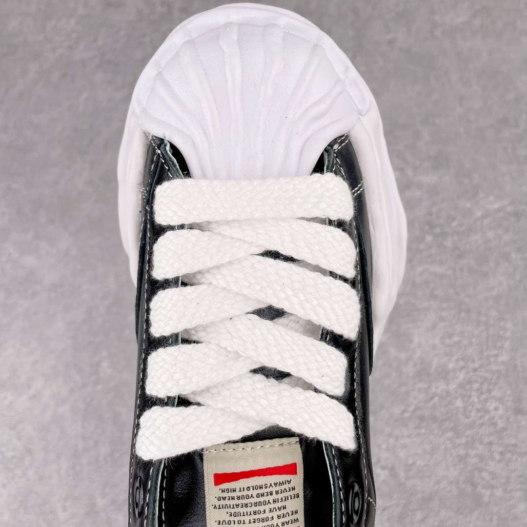 MIHARA YASUHIRO Original MMY 三原康裕 黑色 皮面 低筒 溶胶鞋 帆布鞋 板鞋 休闲鞋 增高鞋 男鞋 女鞋 