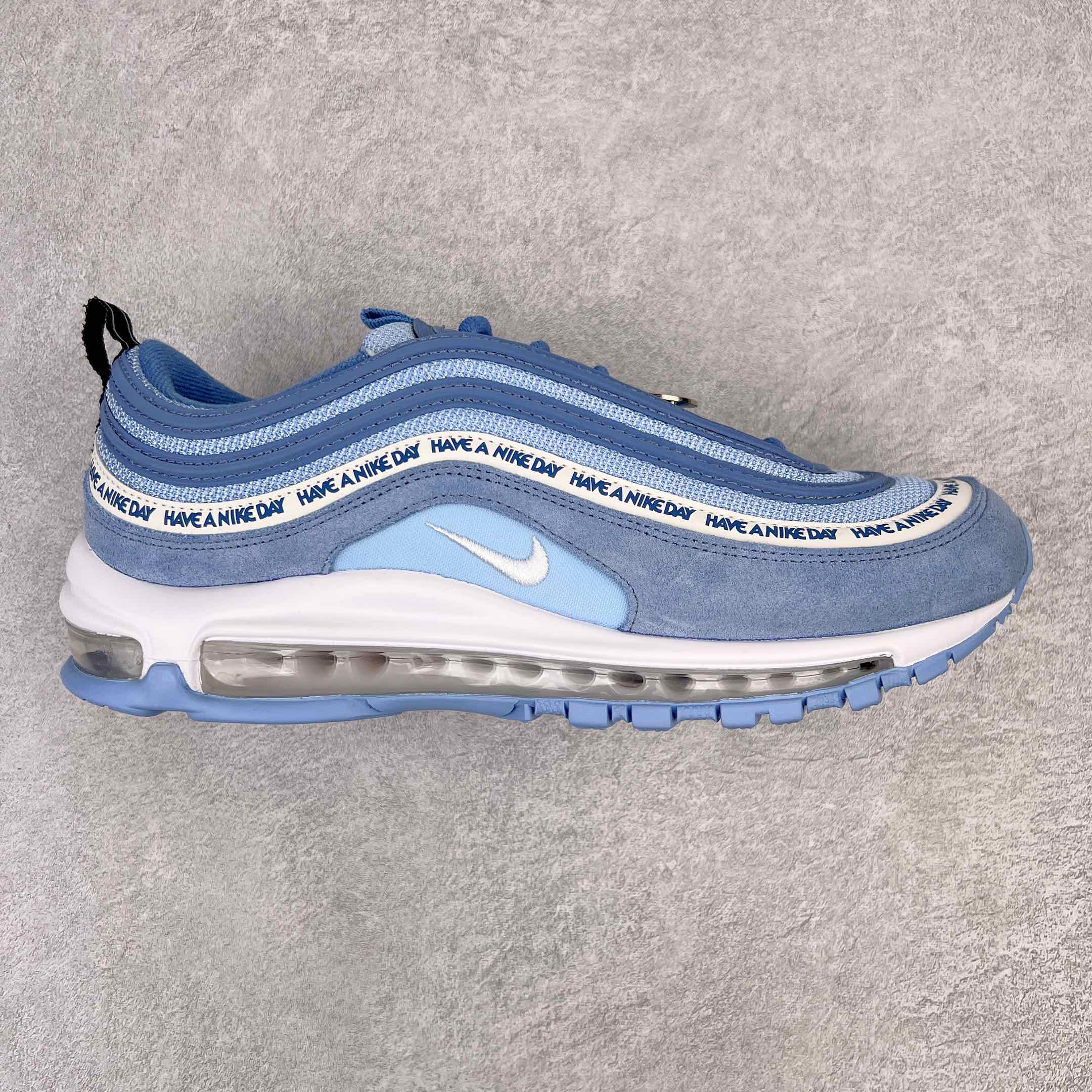 Air Max 97 笑脸 蓝色   低筒 休闲鞋 板鞋 男鞋 女鞋 BQ9130-400 