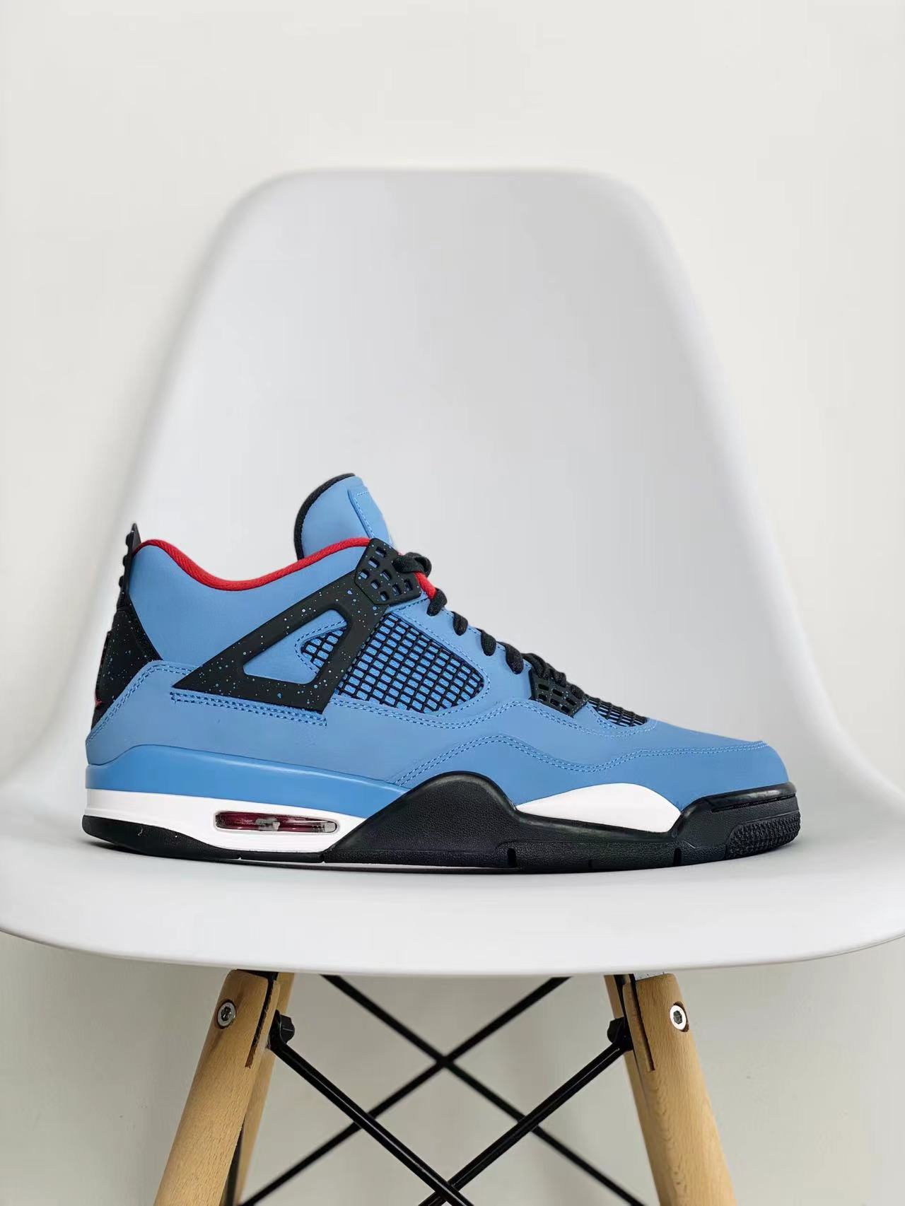 Travis Scott Cactus Air Jordan 4 AJ4 冰蓝  低筒 男鞋 女鞋 籃球鞋 复古 板鞋  308497-406