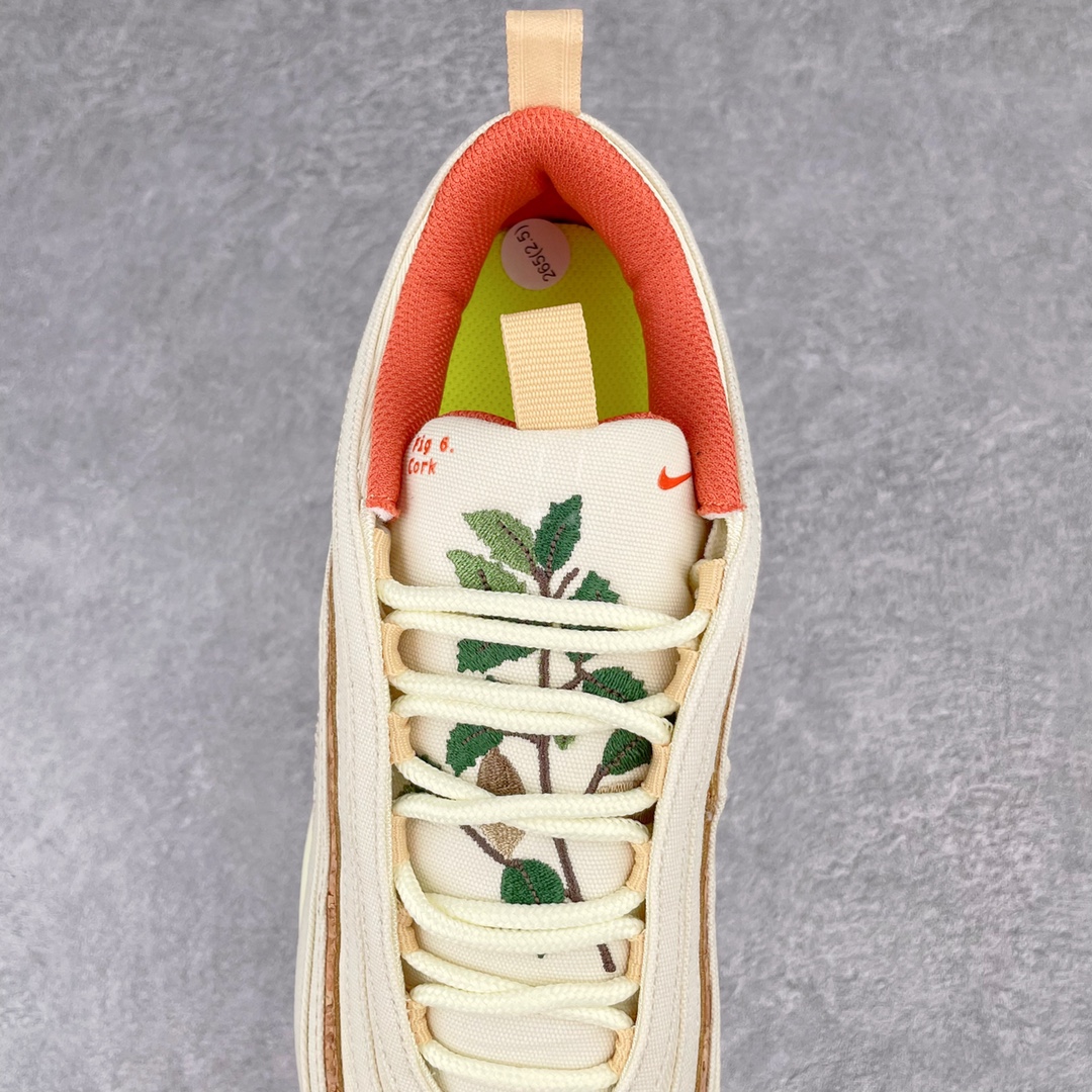 Air Max 97 Cork 米白 软木塞 植物刺绣 低筒 休闲鞋 板鞋 男鞋 女鞋 DC3986-100
