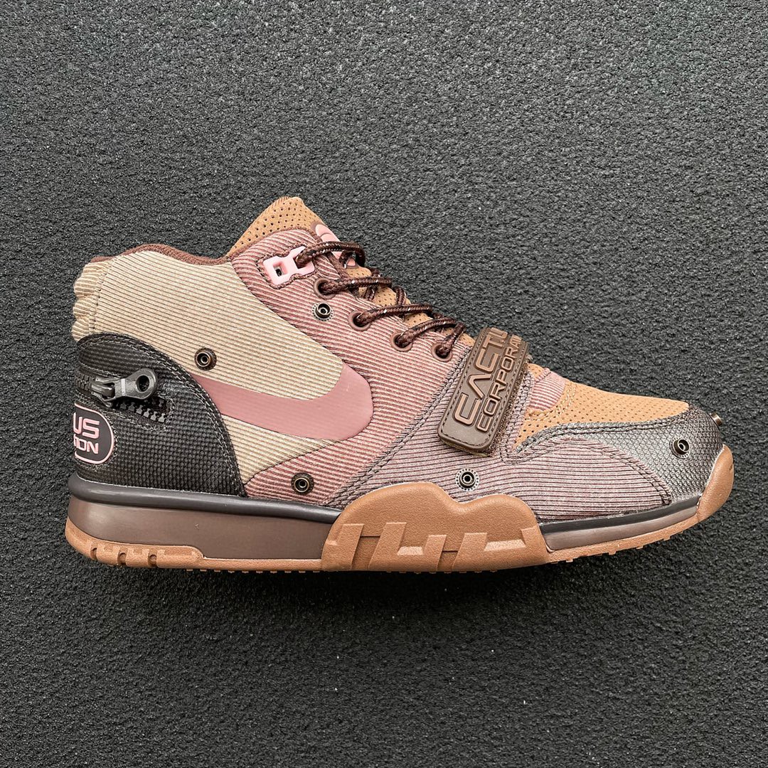 CACT.US CORP Nike Air Trainer 1 Wheat Travis Scott 联名款 棕色 实战鞋 球鞋 篮球鞋 男鞋 DR7515-200
