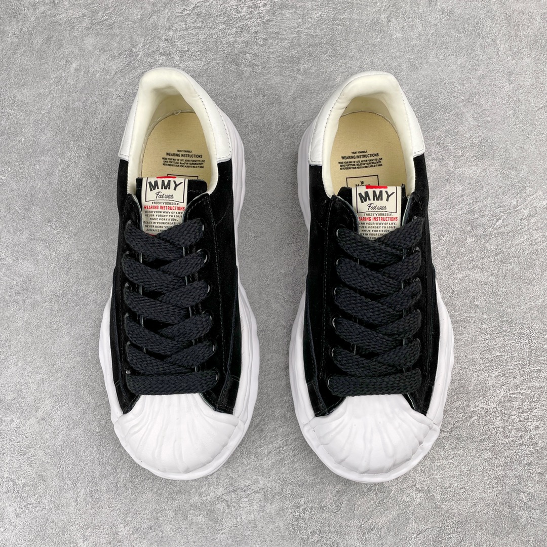 MIHARA YASUHIRO Original MMY 三原康裕 黑色 麂皮 低筒 溶胶鞋  板鞋 休闲鞋 增高鞋 男鞋 女鞋 A07FW708