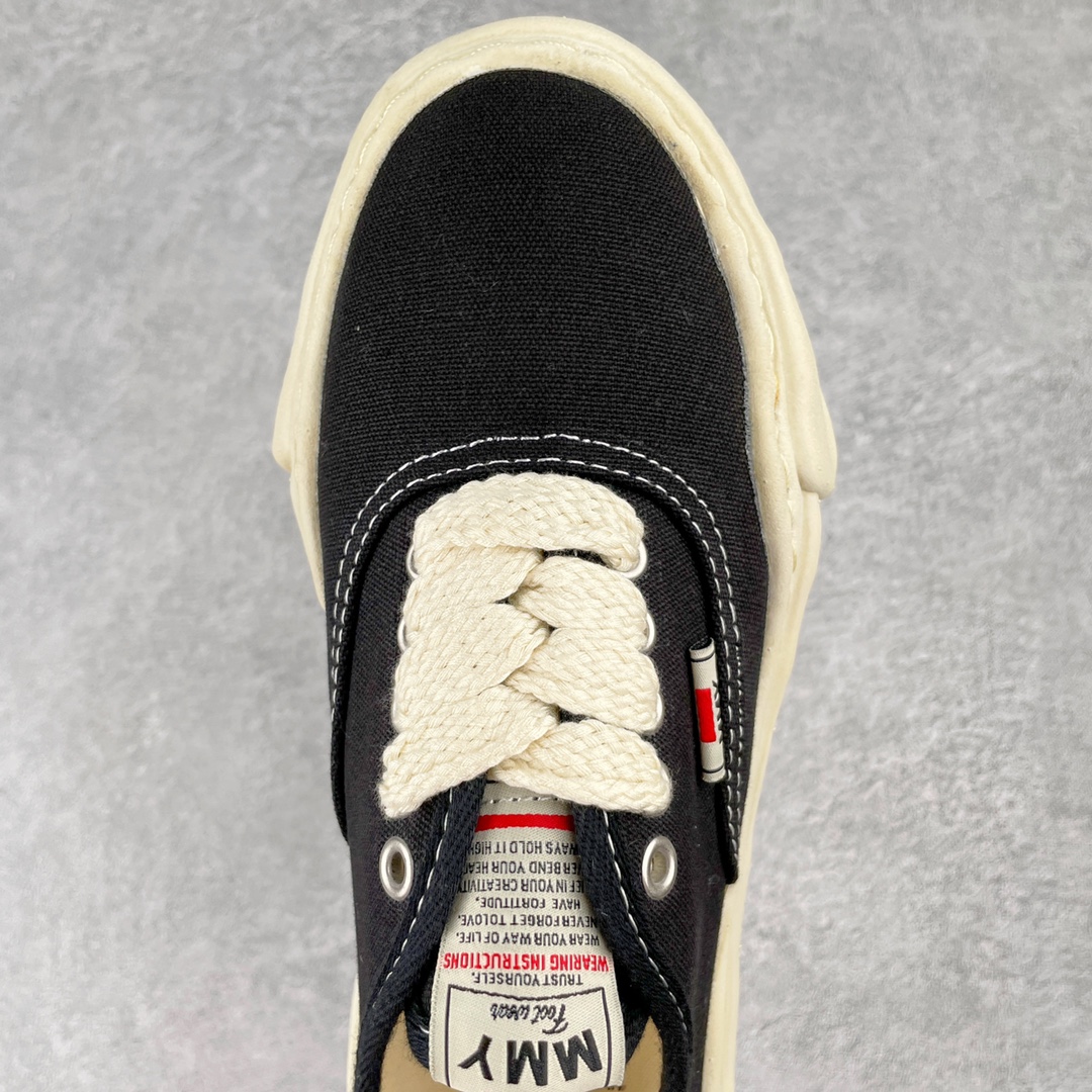 MIHARA YASUHIRO Original MMY 三原康裕 黑色 做旧 低筒 溶胶鞋 帆布鞋 板鞋 休闲鞋 增高鞋 男鞋 女鞋 A07FW719