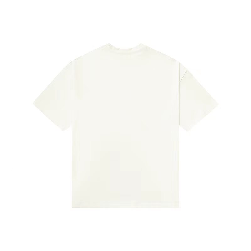 Maison Margiela 马吉拉 爱心字母logo 短袖 黑色 白色 T 恤 圆领 套头 夏季 男女同款 