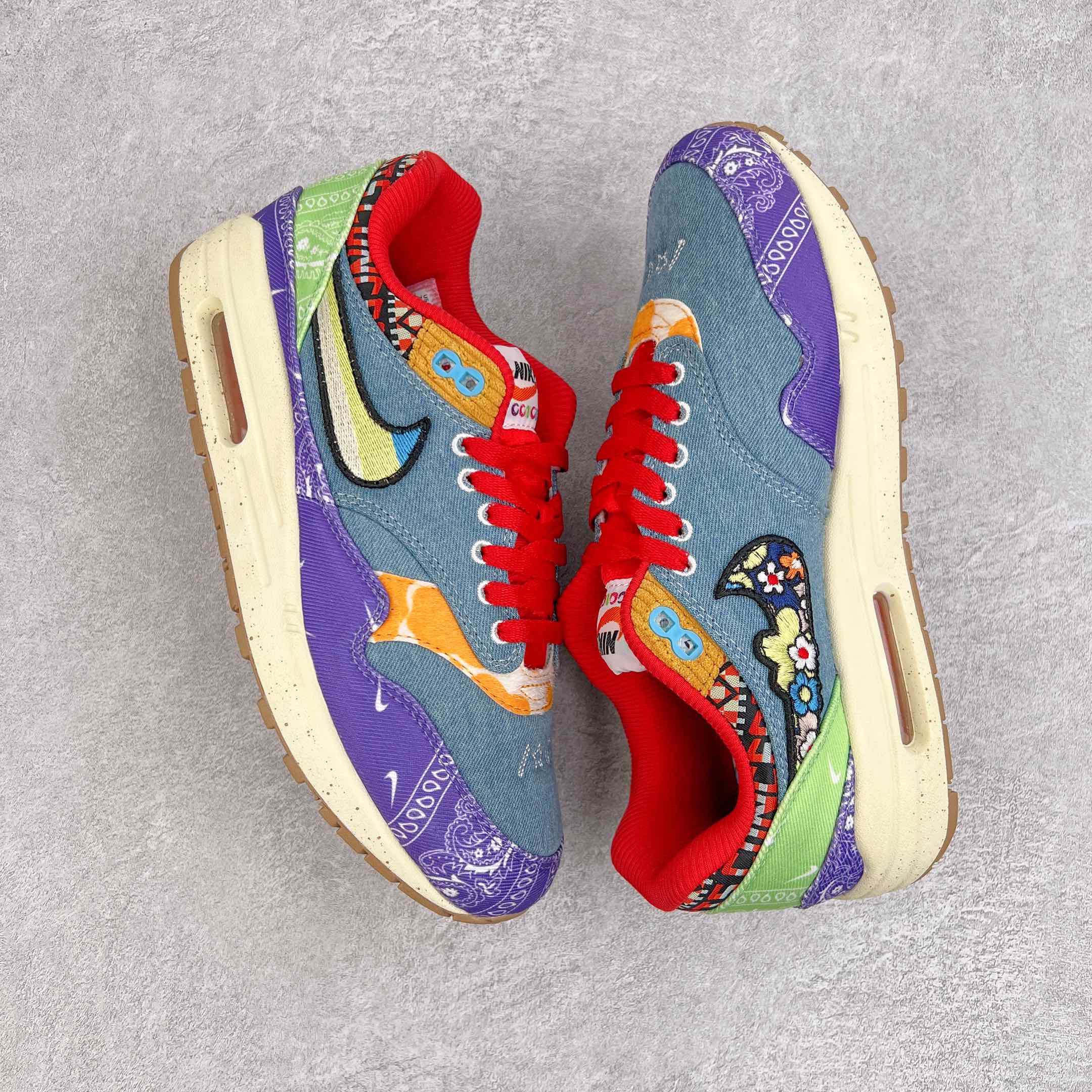 Concepts Air Max 1 SP Far Out 紫红蓝 腰果花 低筒 减震运动鞋 休闲鞋 板鞋 男鞋 女鞋 DN1803-500