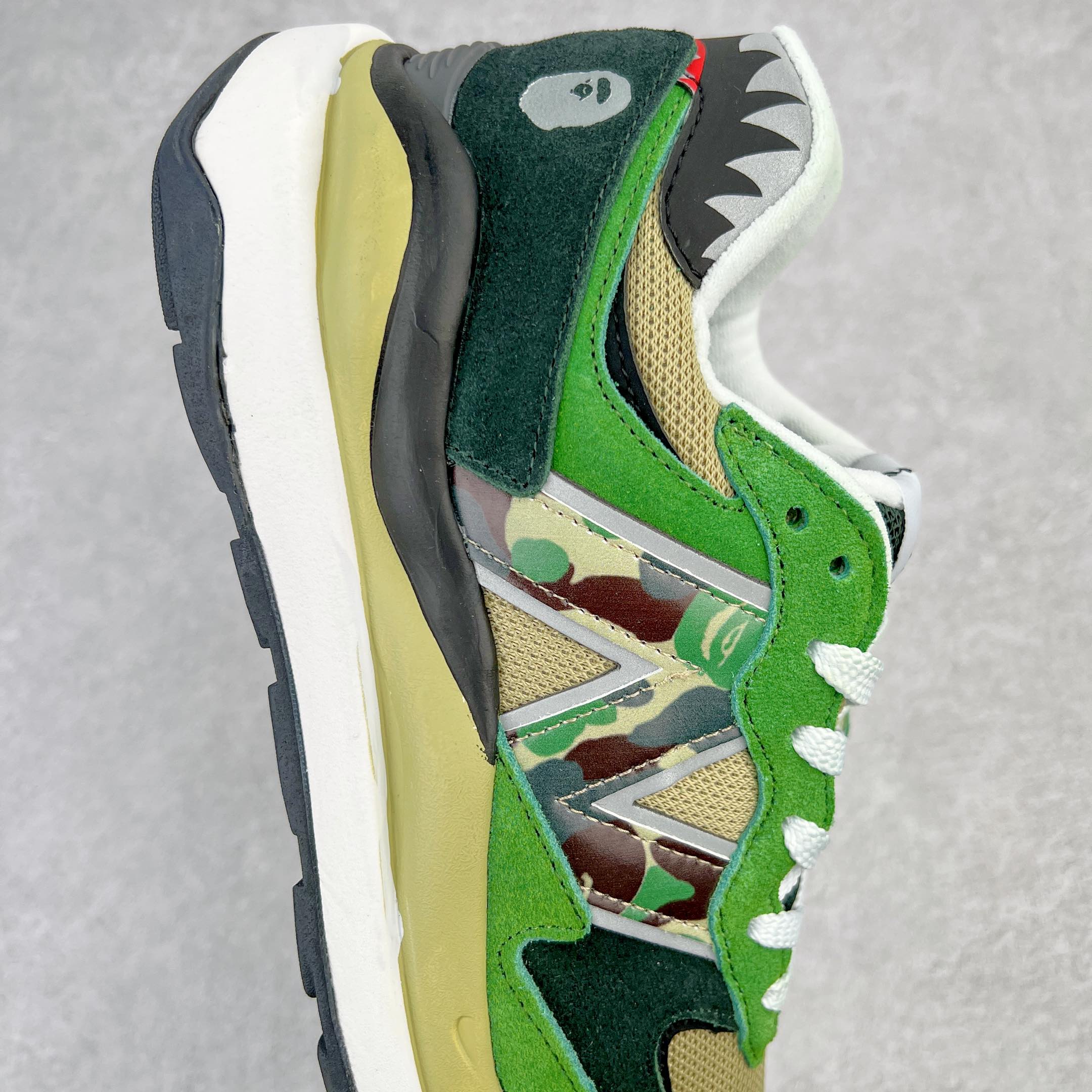 BAPE New Balance  NB5740 黑绿迷彩 低筒 复古慢跑鞋 板鞋 运动鞋 休闲鞋 男鞋 女鞋 M5740BAE