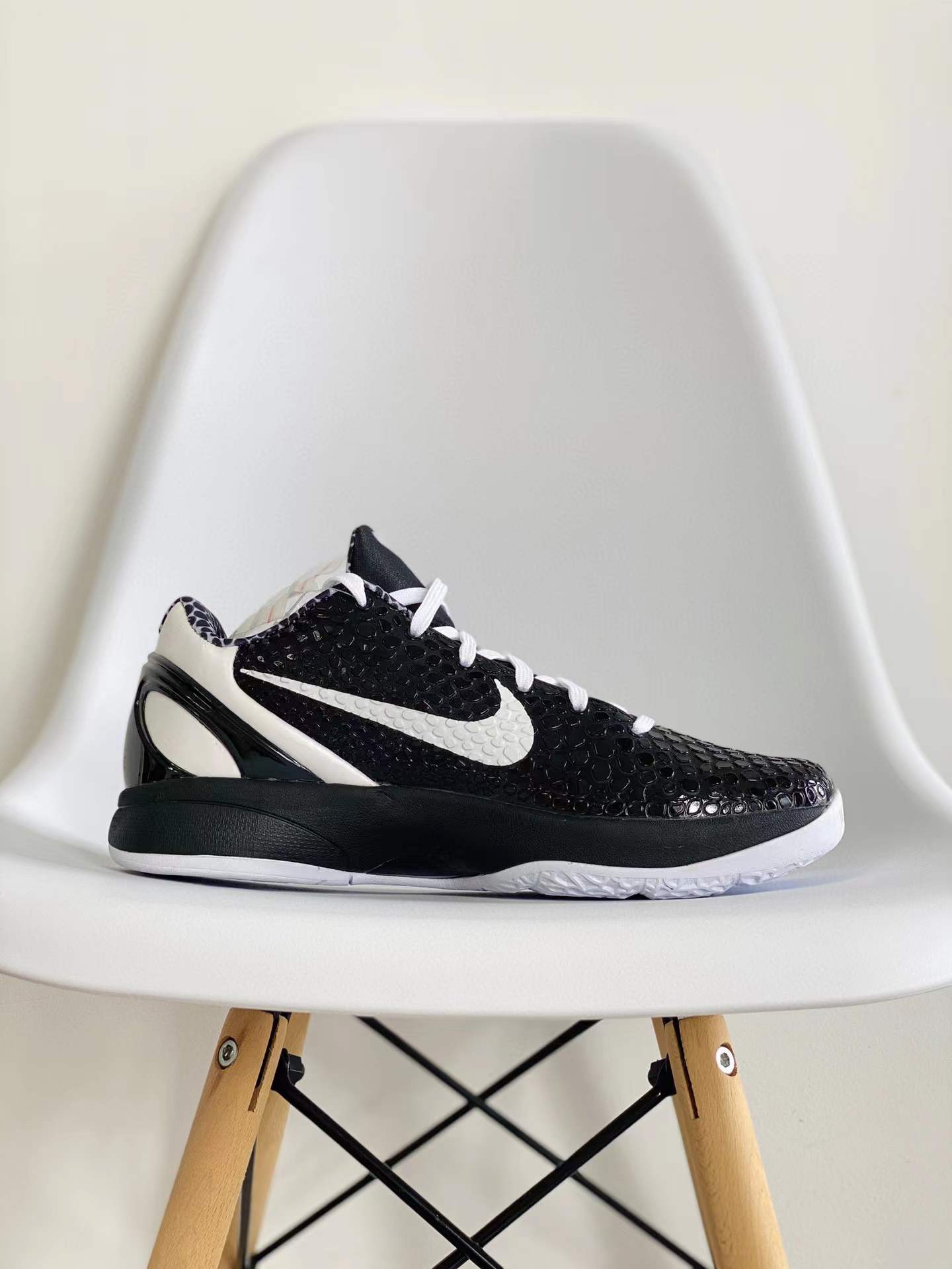 滅世純原 KOBE6 VI GIGI 科比 6 低筒 黑白 天使 紀念款 球鞋 籃球鞋 實戰鞋 前後氣墊 真碳板 男鞋 訂製