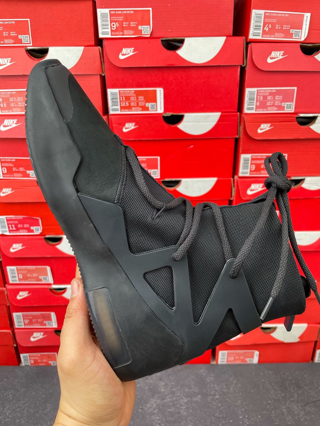 Nike Air Fear of God 1 Triple Black 黑魂 高筒 篮球鞋 球鞋 实战鞋 运动鞋 AR4237-005