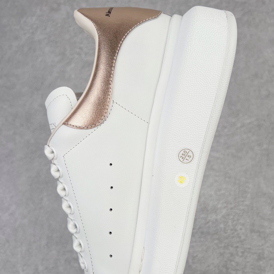 Alexander McQueen 麦昆 白色 金属尾 低筒 板鞋 休闲鞋 厚底鞋 增高鞋 男鞋 女鞋 553680WHNBG9075