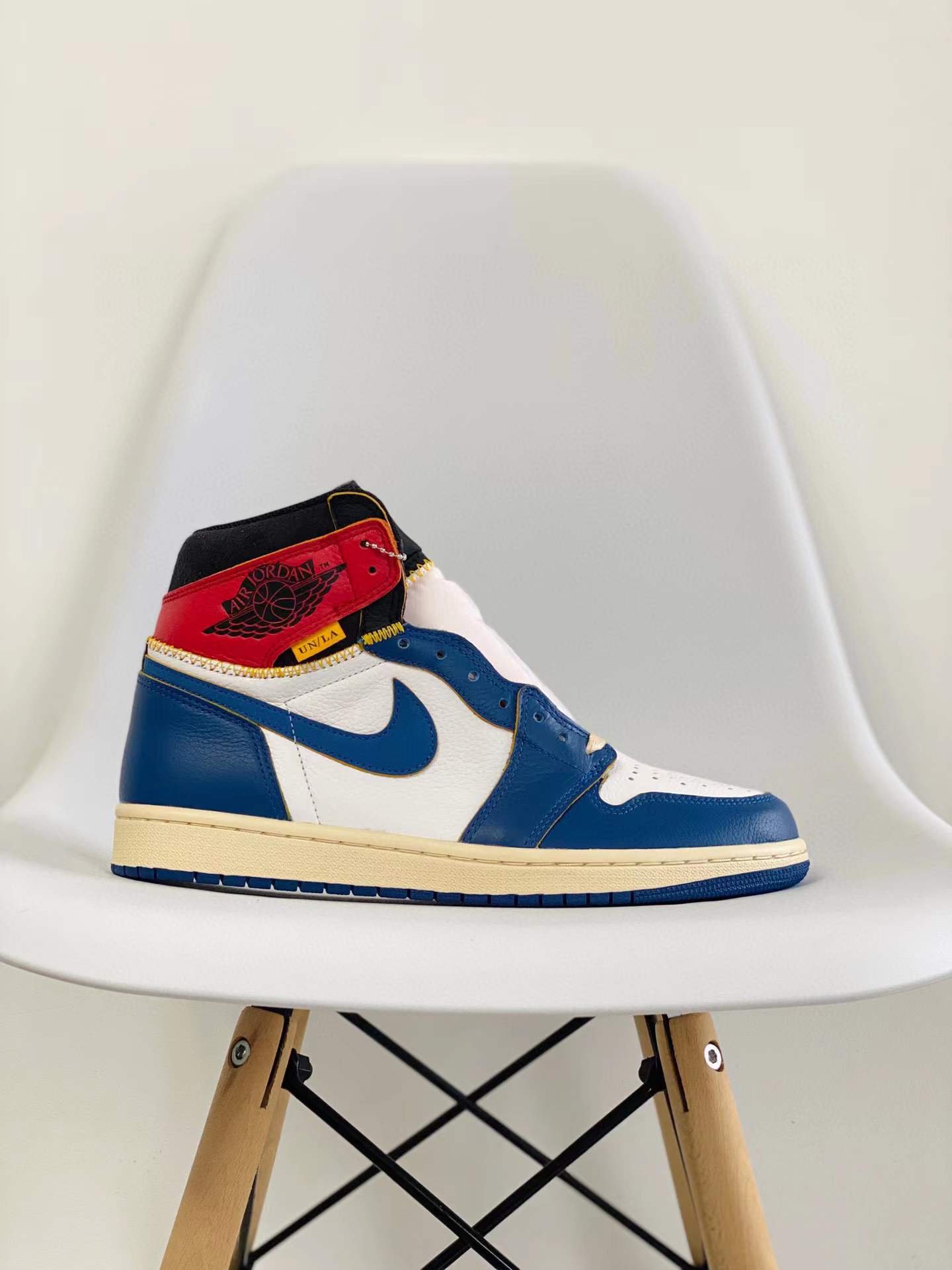 Union Air Jordan 1 AJ1 Retro OG NRG 黑紅 拼接 高筒 篮球鞋 休闲鞋 男鞋 板鞋  