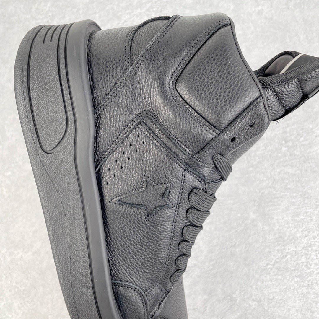 Rick Owens DRKSHDW Converse Turbodrk Weapon 联名款 黑巧克力色 高筒 靴子 板鞋 休闲鞋 男鞋 女鞋 A01290C