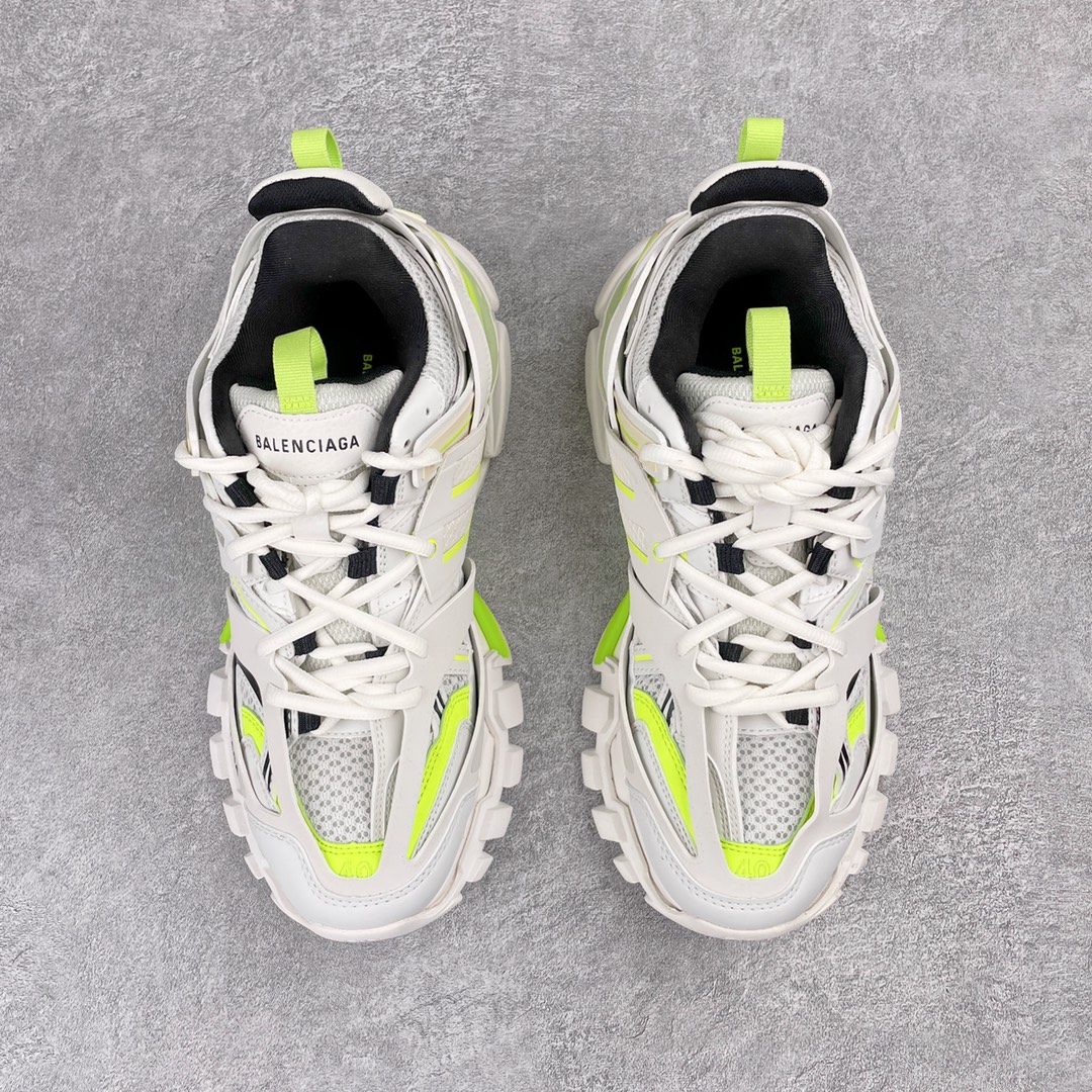 Balenciaga Track 巴黎世家 白绿色 老爹鞋 运动 复古板鞋 休闲鞋 男鞋 女鞋 542023W1GC39070