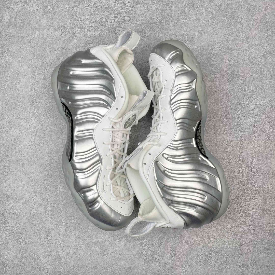 NIKE Air Foamposite One Chrome White 银喷 喷泡 篮球鞋 男鞋 碳板 AA3963-100