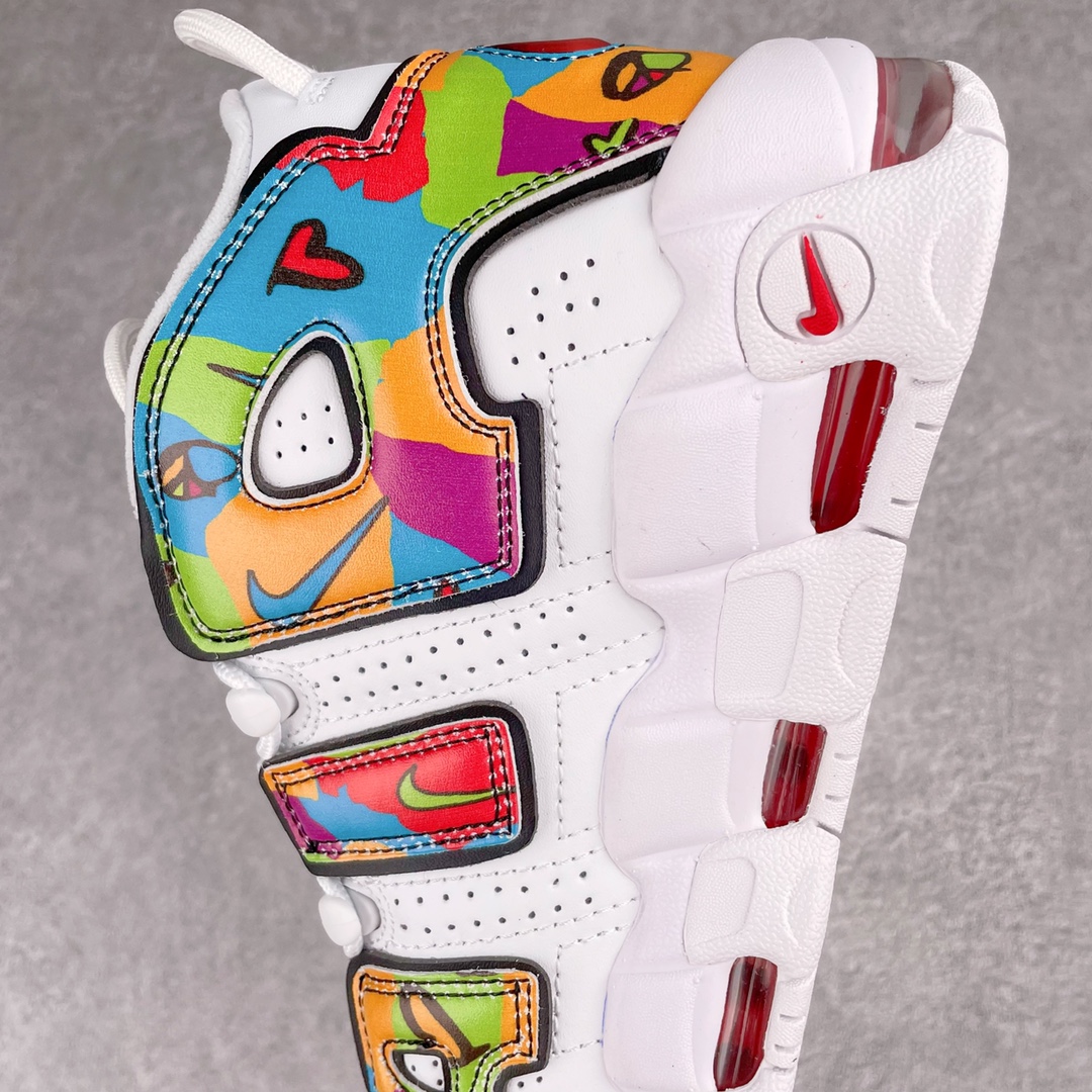 Air More Uptempo Peace Love Swoosh 彩色涂鸦  男鞋 女鞋 休闲鞋 板鞋 篮球鞋   DM8150-100