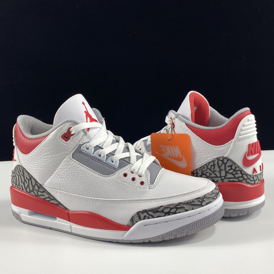 Air Jordan 3 Retro Fire Red 2022 复刻版 AJ3 低筒 休闲鞋 篮球鞋 板鞋 男鞋 DN3707-160