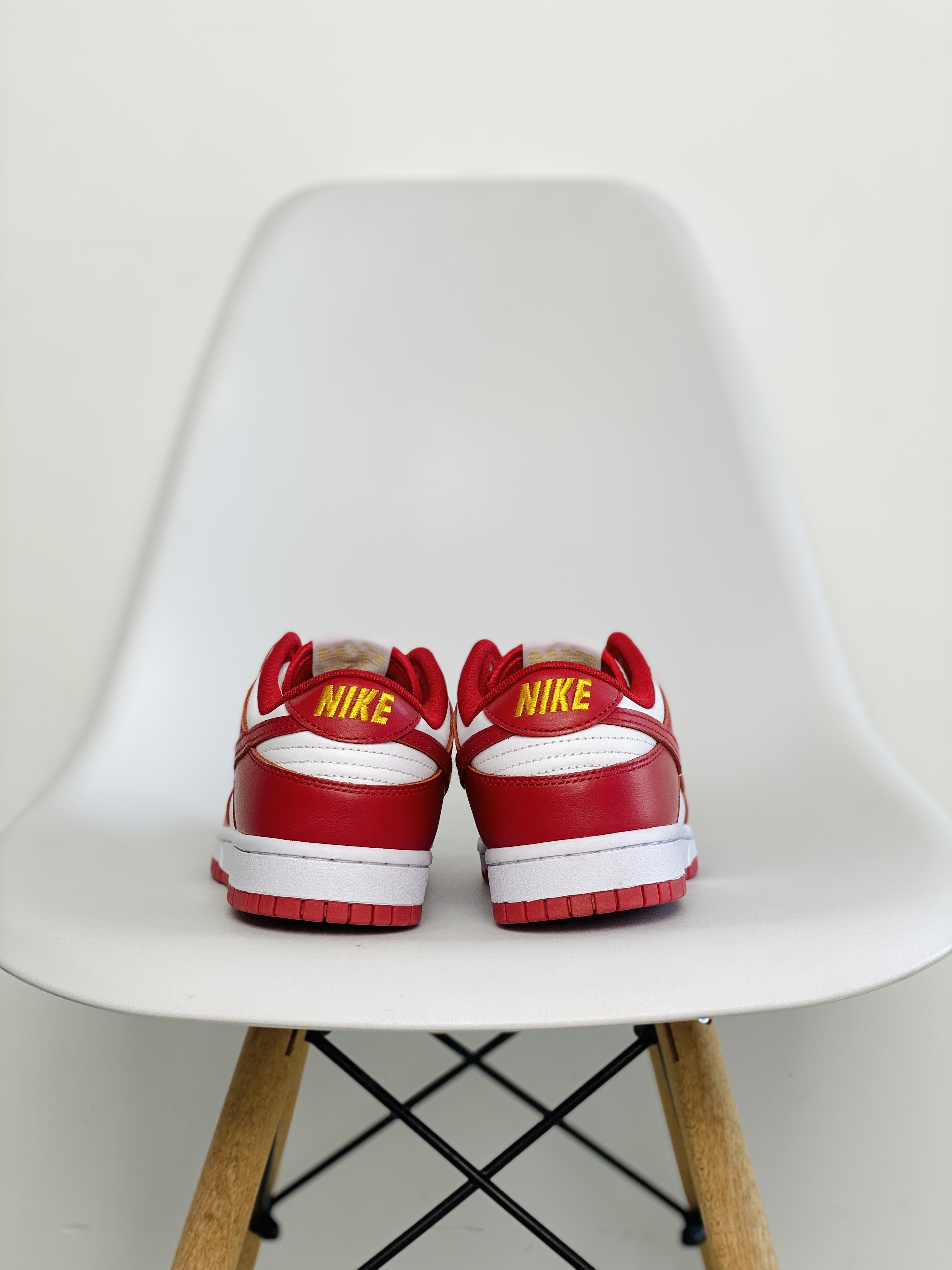 dunk Low Gym Red 白红 黄色刺绣 低筒 复古板鞋 休闲鞋 男鞋 女鞋  DD1391-602