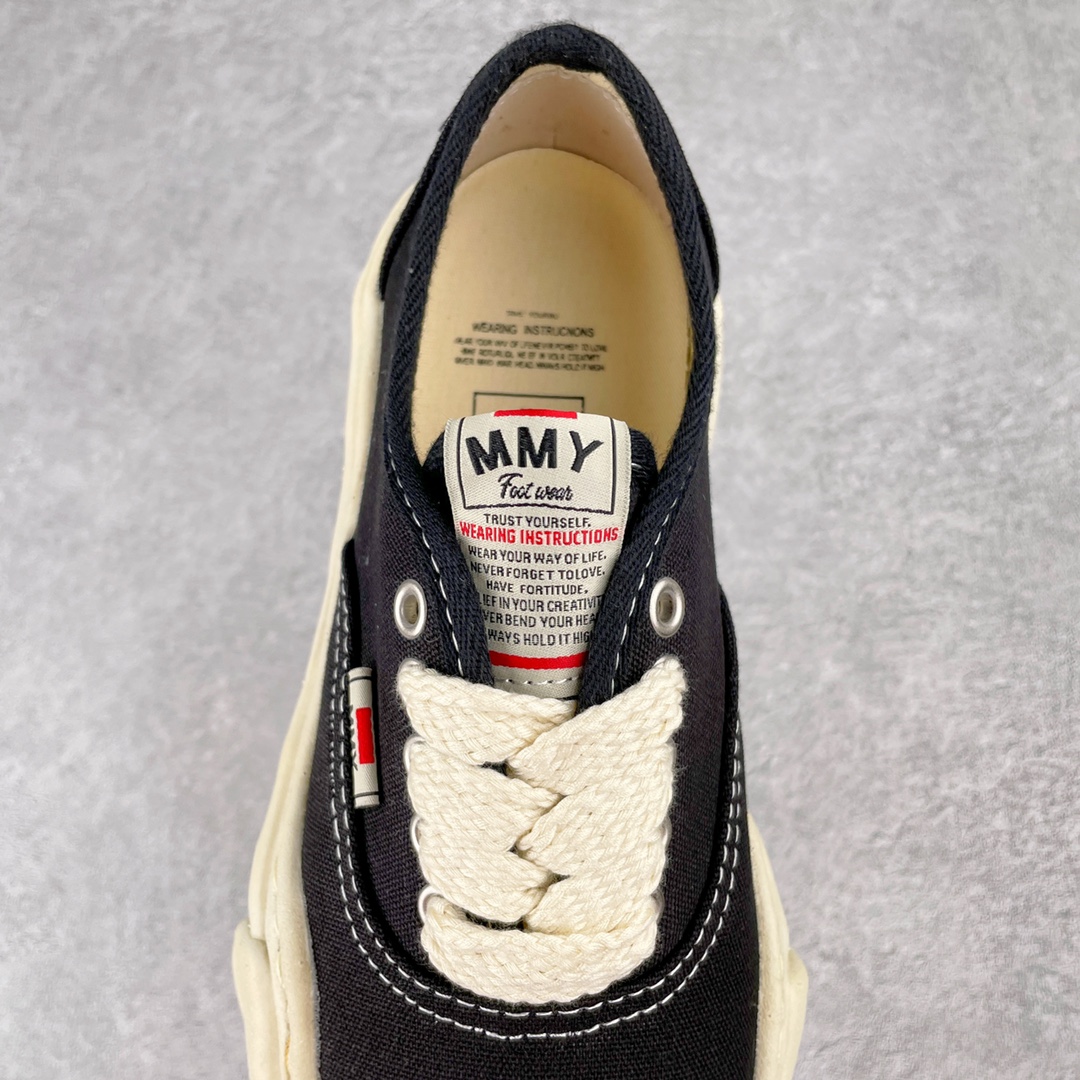 MIHARA YASUHIRO Original MMY 三原康裕 黑色 做旧 低筒 溶胶鞋 帆布鞋 板鞋 休闲鞋 增高鞋 男鞋 女鞋 A07FW719
