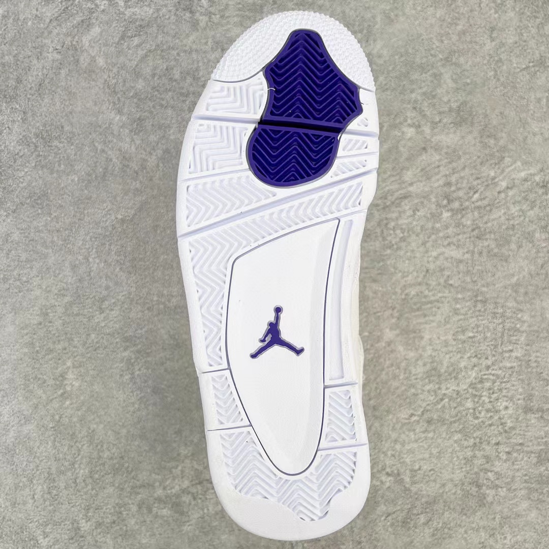Air Jordan 4 AJ4 Retro Purple Metallic 白紫 篮球鞋 运动鞋 休闲鞋 男鞋 女鞋 CT8527-115