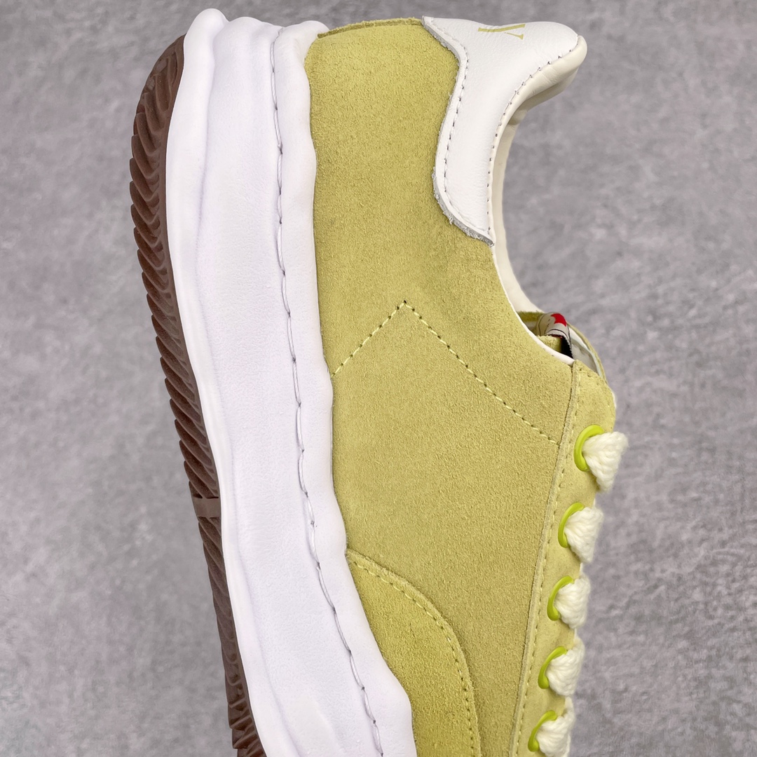 MIHARA YASUHIRO Original MMY 三原康裕 黄色 麂皮 低筒 溶胶鞋  板鞋 休闲鞋 增高鞋 男鞋 女鞋 A07FW708