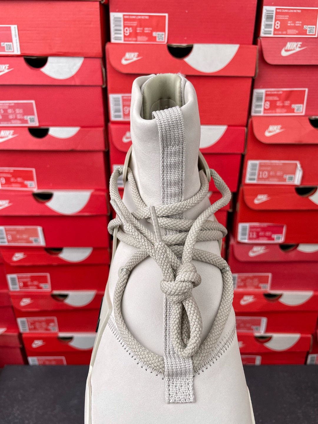 Nike Air Fear Of God 1 FOG 白灰 高筒 篮球鞋 球鞋 实战鞋 运动鞋 AR4237-002