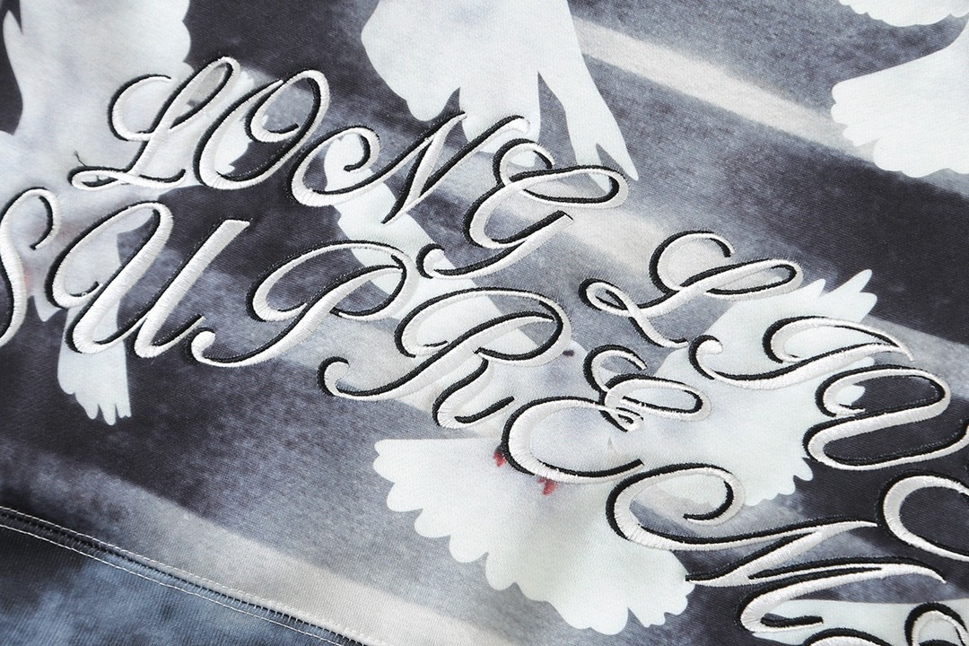 Supreme SS22 Week 2 Doves Hooded Sweatshirt 和平鸽 印花 蓝色 黑色 连帽卫衣 套头 长袖 秋冬款 男女同款 SUP-SS22-125