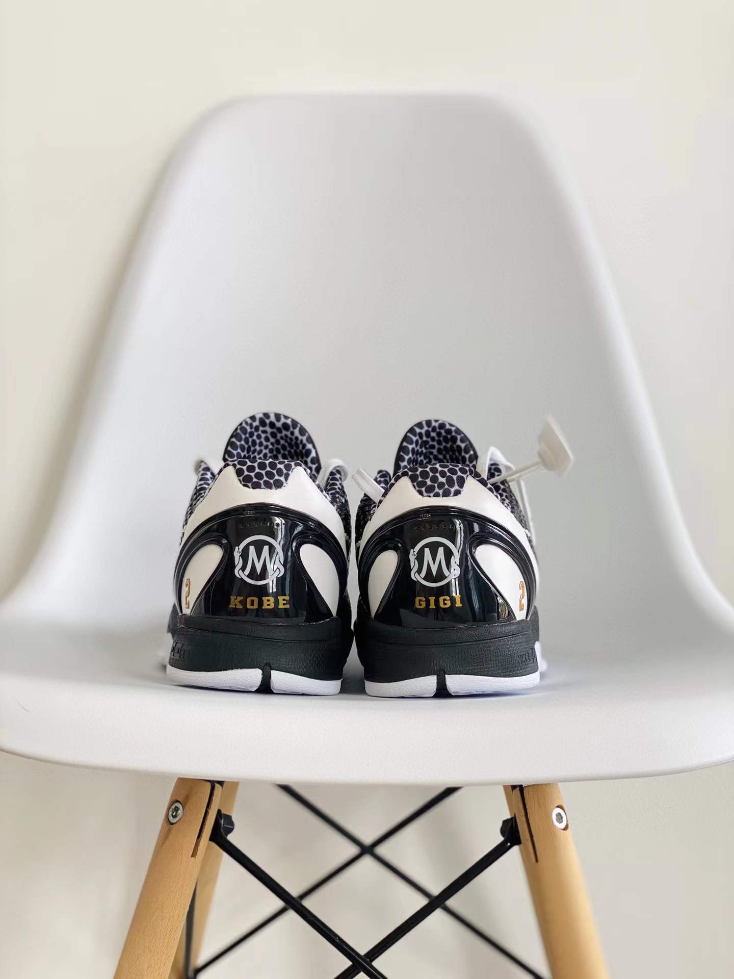 滅世純原 KOBE6 VI GIGI 科比 6 低筒 黑白 天使 紀念款 球鞋 籃球鞋 實戰鞋 前後氣墊 真碳板 男鞋 訂製