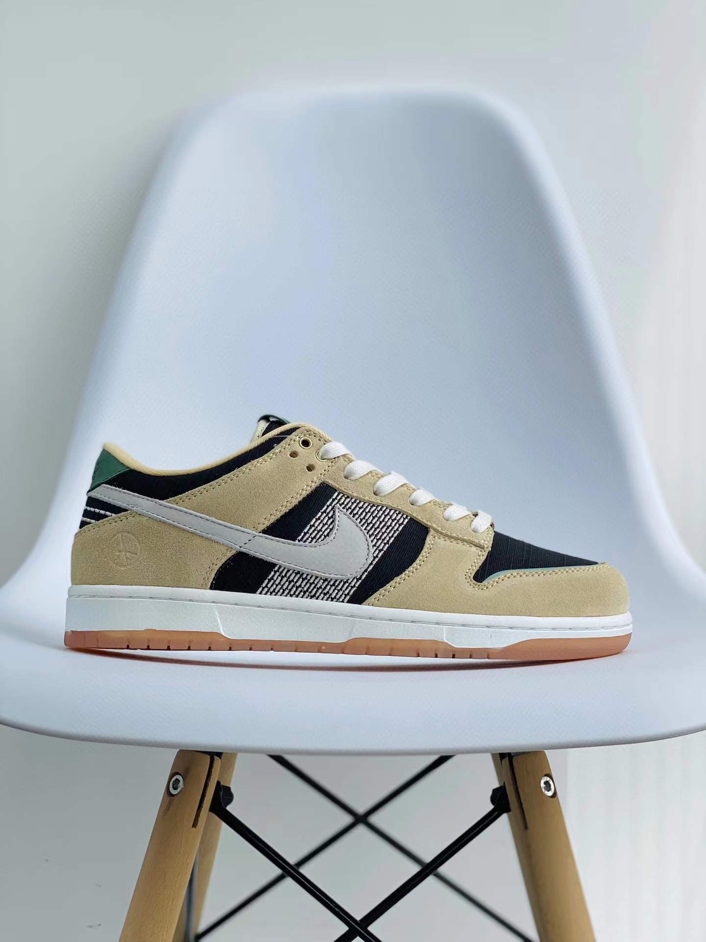  dunk Low Rooted in Peace 庭师 杏白黑  低筒 复古板鞋 休闲鞋 男鞋 女鞋DJ4671-294