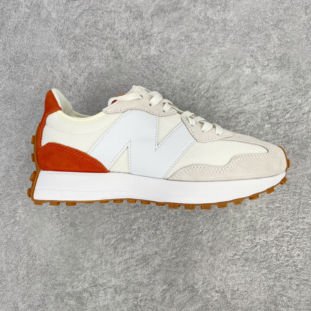 New Balance 327 浅灰色 橙灰  低筒 复古慢跑鞋 休闲鞋 板鞋 运动鞋 男鞋 女鞋 WS327RA