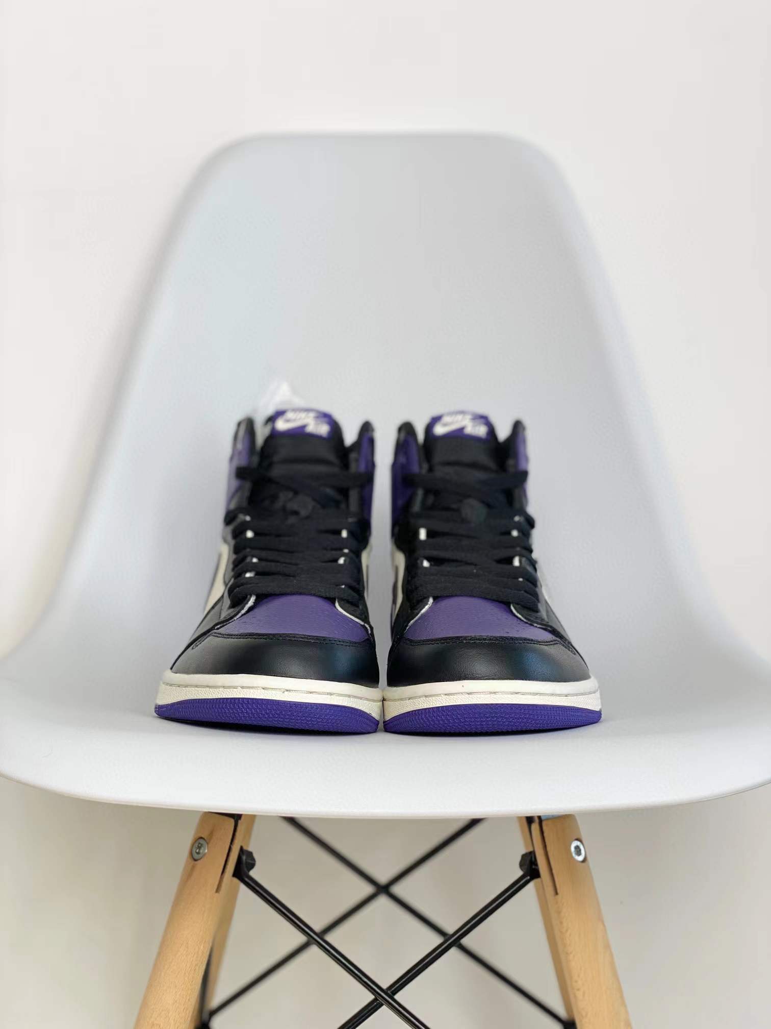 Air Jordan 1 AJ1 Retro Court Purple 黑紫腳趾 篮球鞋 高筒 休闲鞋 男鞋 板鞋  555088-501