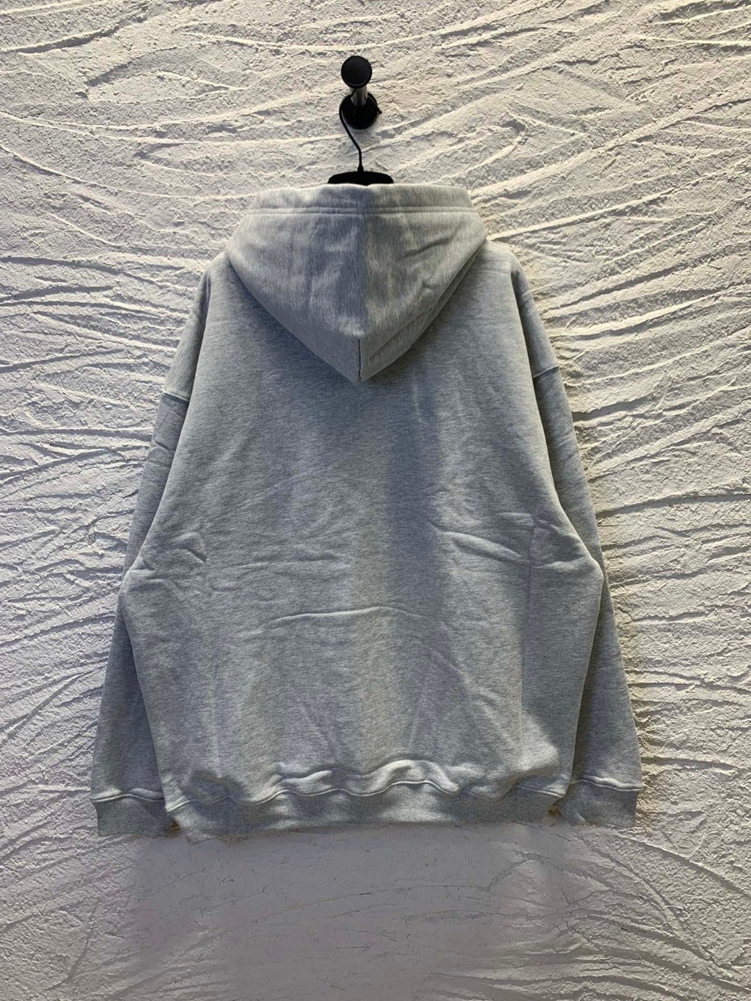 Balenciaga SS22 字母Logo 图案印花 灰色 连帽卫衣 套头卫衣 长袖 秋冬 男女同款 