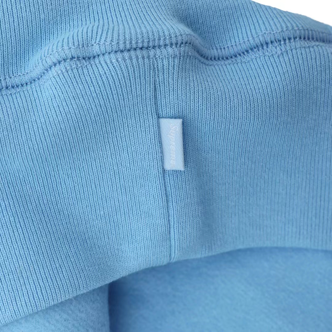 Supreme 19FW Bandana Box Logo Hooded 蓝色 腰果花刺绣 长袖 保暖 加绒 卫衣男女同款  SUP-FW19-10832